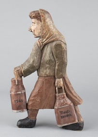 MAUTHAUSEN CONCENTRATION CAMP CARVED WOOD SCULPTURE