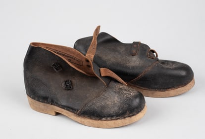 CONCENTRATION CAMP PRISONER'S BOOTS