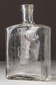 GLASS BOTTLE FROM AUSCHWITZ