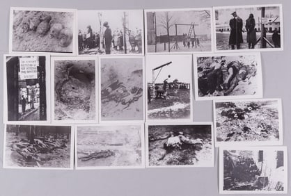 14 PHOTOGRAPHS OF NAZI ATROCITIES