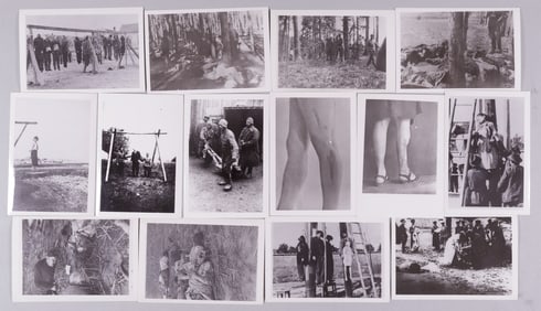 14 PHOTOGRAPHS OF NAZI ATROCITIES
