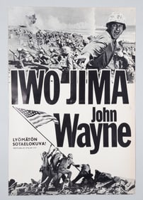 FINNISH MOVIE POSTER SANDS OF IWO JIMA JOHN WAYNE