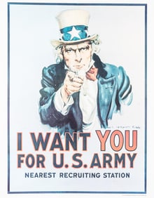 UNCLE SAM VIETNAM I WANT YOU FOR US ARMY BY JAMES MONTGOMERY FLAGG