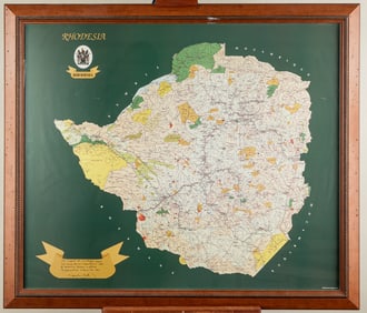 RHODESIAN 1972 LAND TENURE MAP