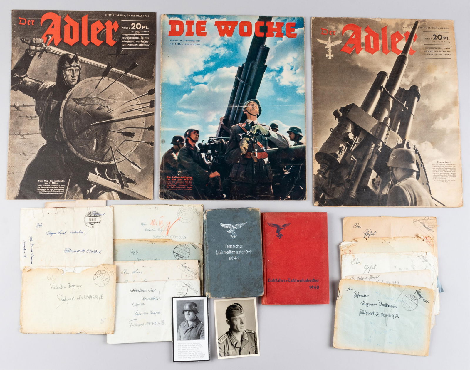 WWII GERMAN MAGAZINES CALENDARS AND EPHEMERA (1 of 5)