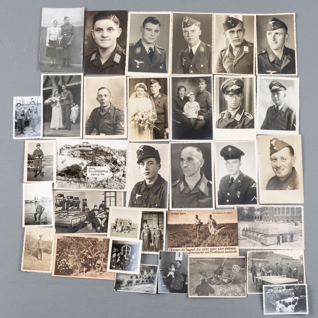 30 WWII WEHRMACHT SOLDIER PHOTOGRAPHS (1 of 3)