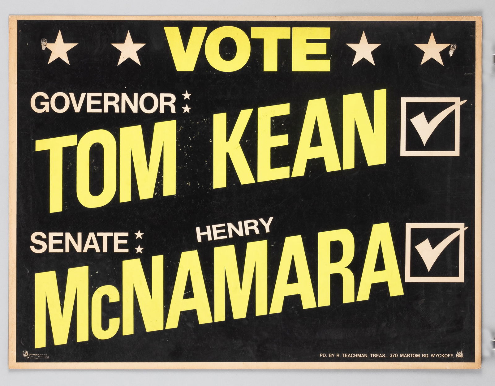 3 REPUBLICAN CANDIDATE POSTERS - 3