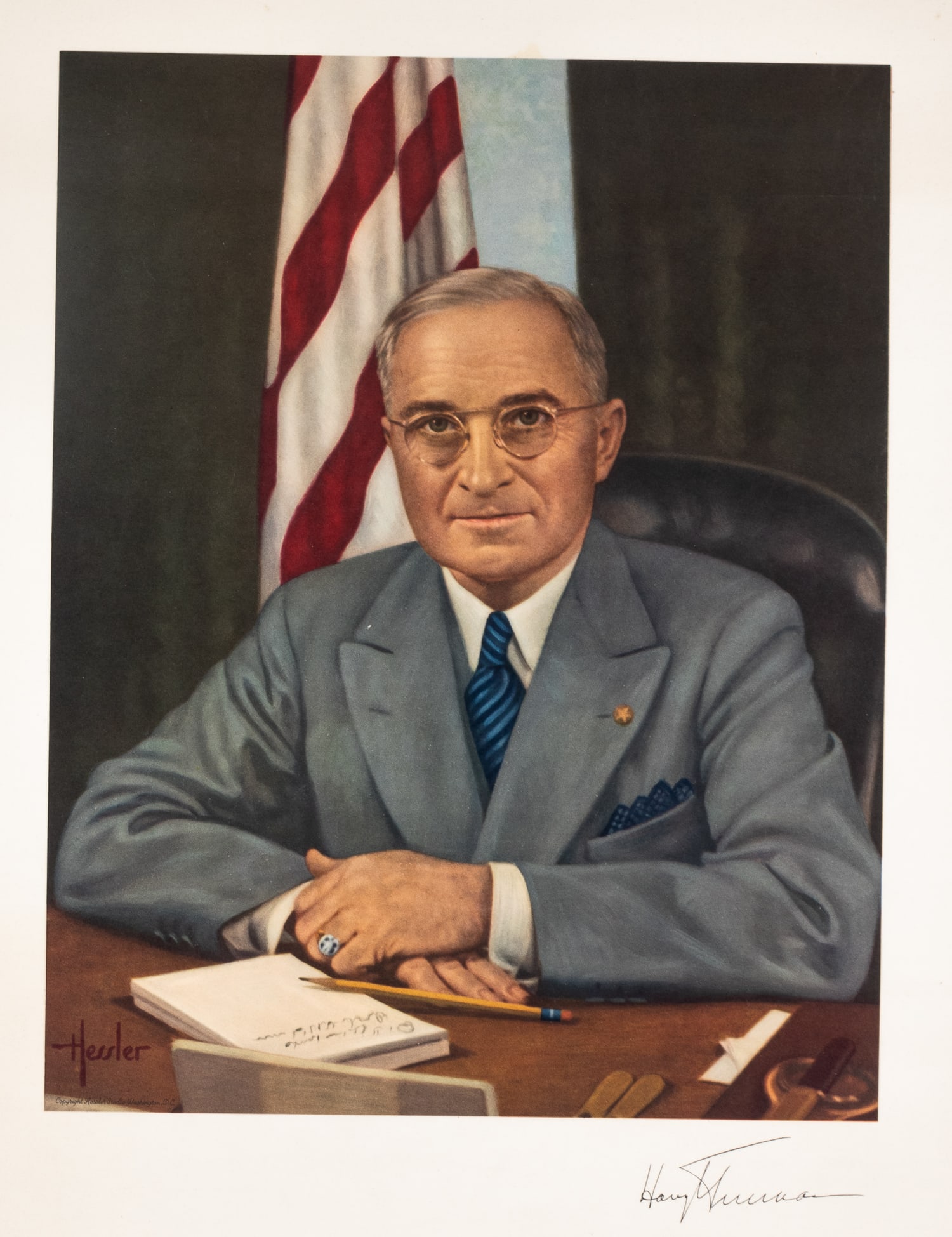 HARRY S. TRUMAN PRESIDENTIAL PORTRAIT POSTER (1 of 2)