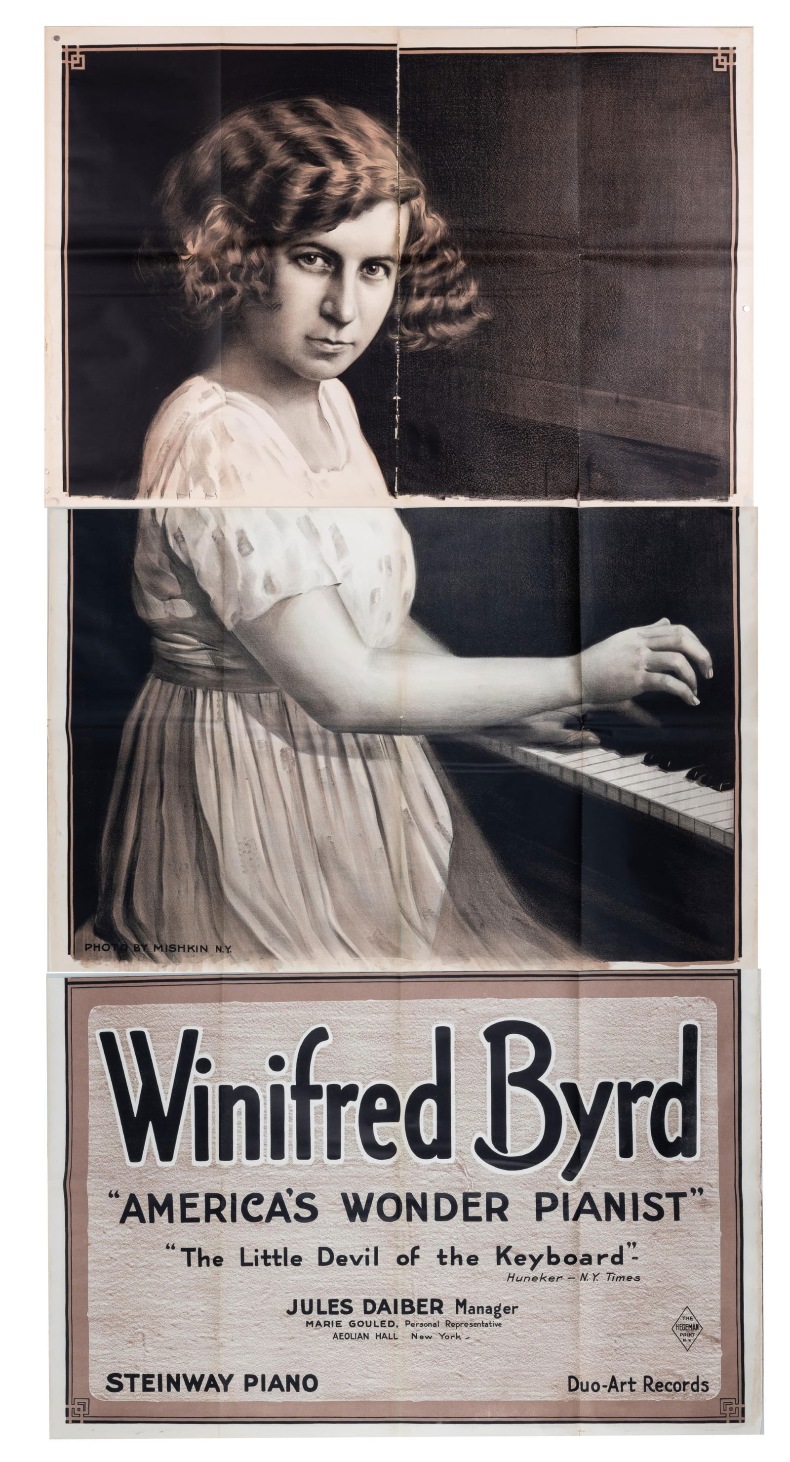 WINIFRED BYRD AMERICA'S WONDER PIANIST POSTER (1 of 4)