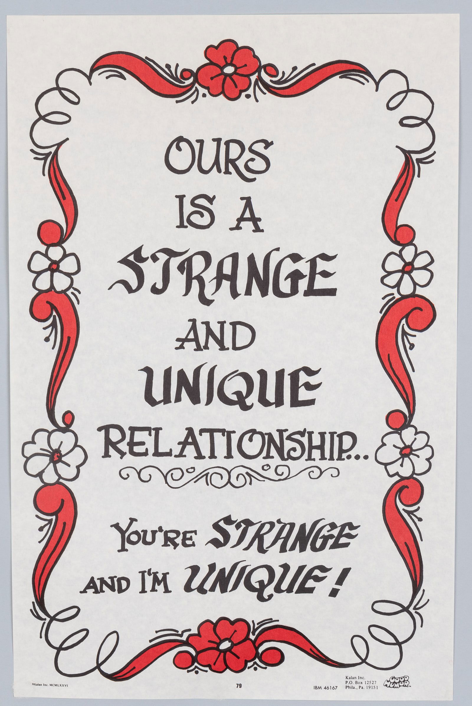 3 COMIC GOOD HUMOR RELATIONSHIP POSTERS - 4