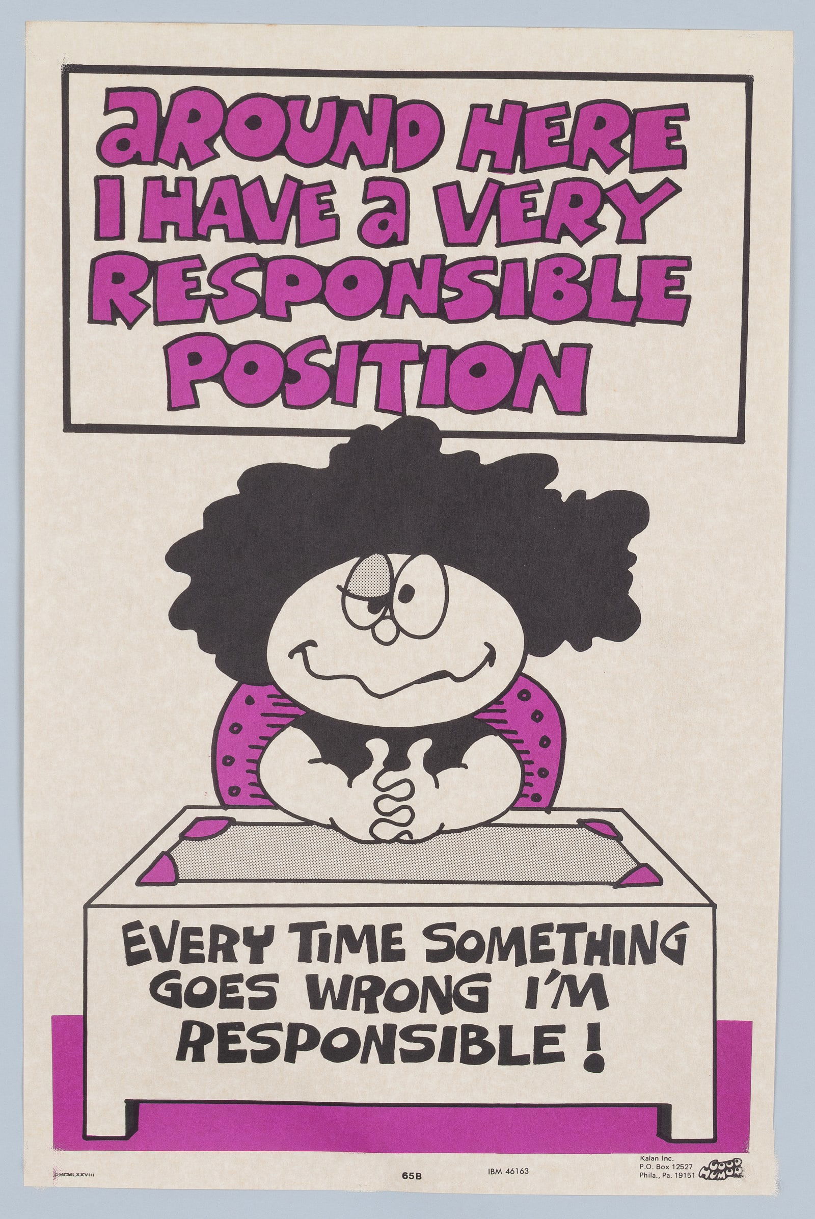 3 COMIC GOOD HUMOR WORK POSTERS - 3
