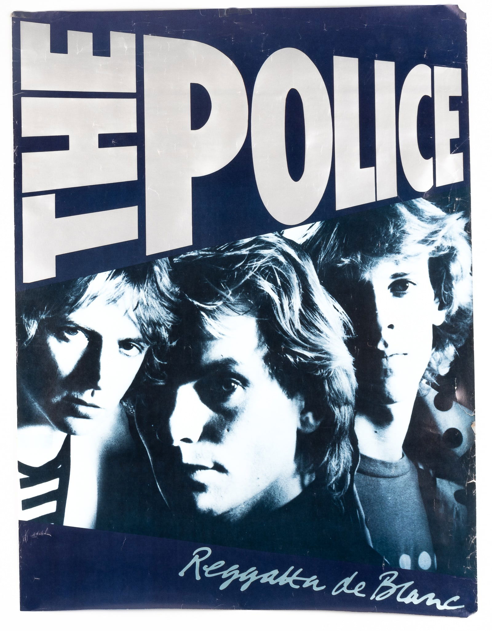 THE POLICE REGGATTA DE BLANC PROMOTIONAL POSTER (1 of 1)