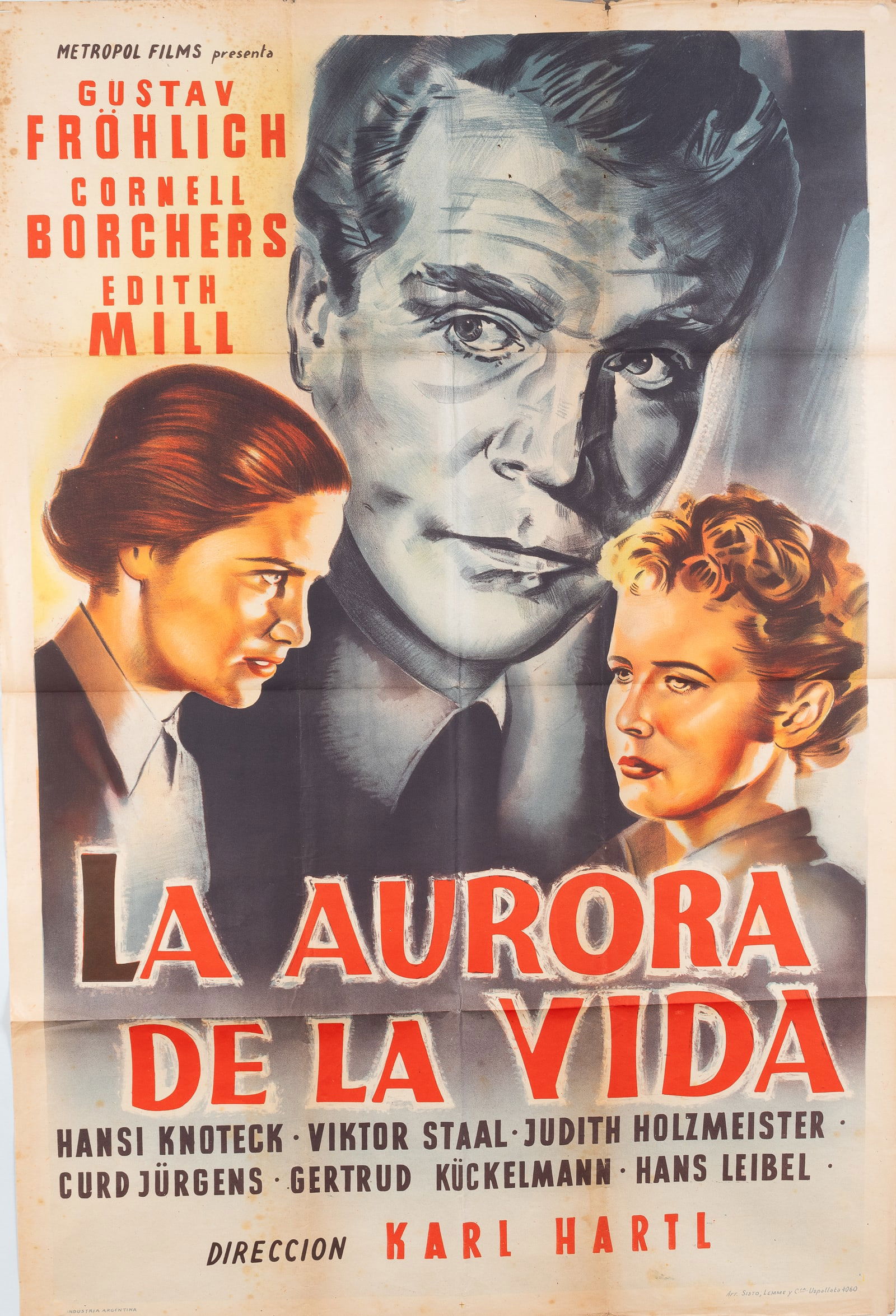 13 GERMAN ONE-SHEET MOVIE POSTERS IN SPANISH [1940S, 1950S, 1960S] (1 of 13)