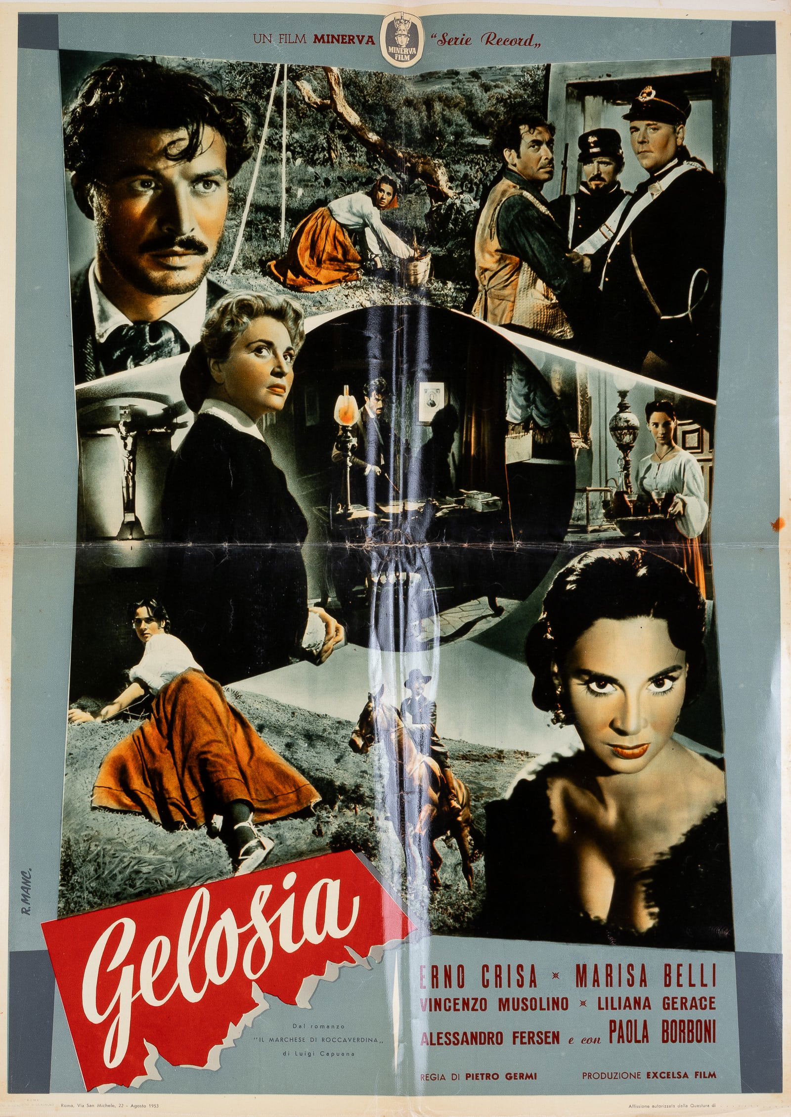 13 SPANISH AND ITALIAN MOVIE POSTERS: A collection of 13 vintage Spanish and Italian one-sheet movie posters, including: Gelosia [Jealousy] (1953), Mientras Sopla El Viento [Whistle Down The Wind] (1961), Film De Amor [Lovefilm] (1970),