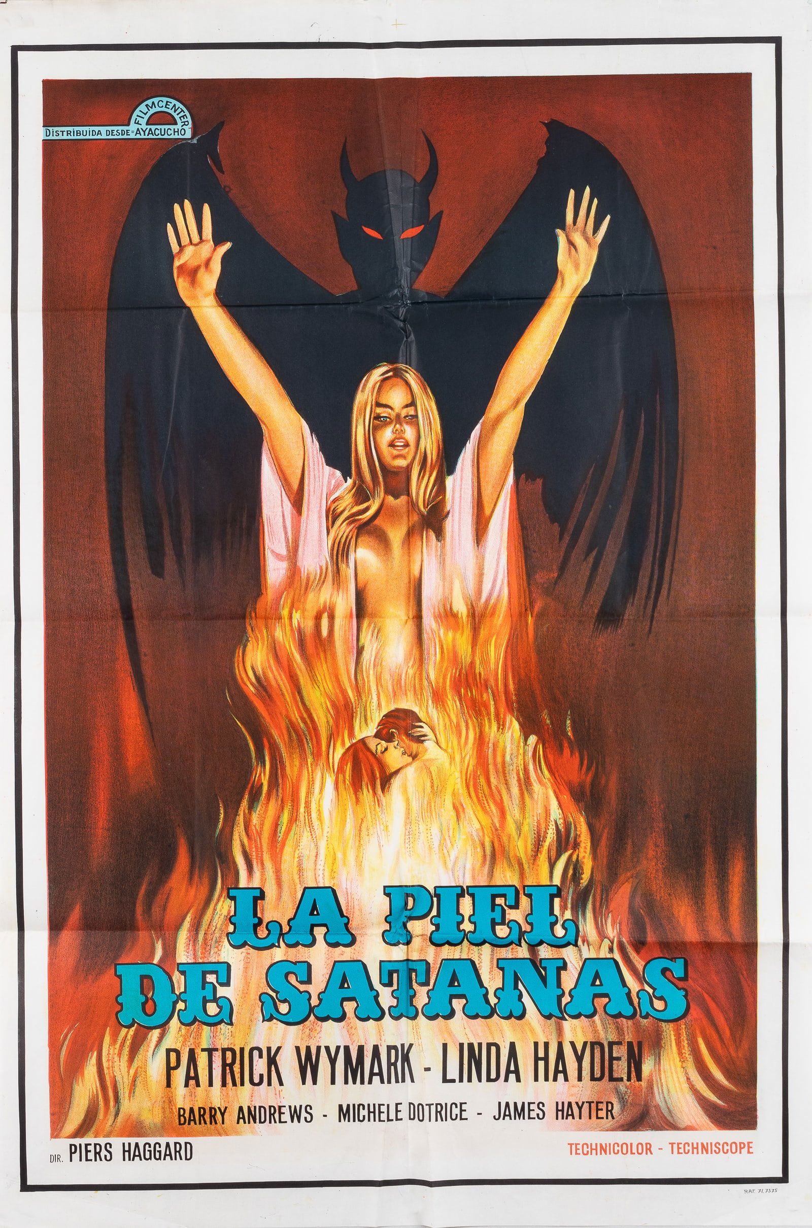 2 VINTAGE HORROR MOVIE POSTERS (1 of 2)