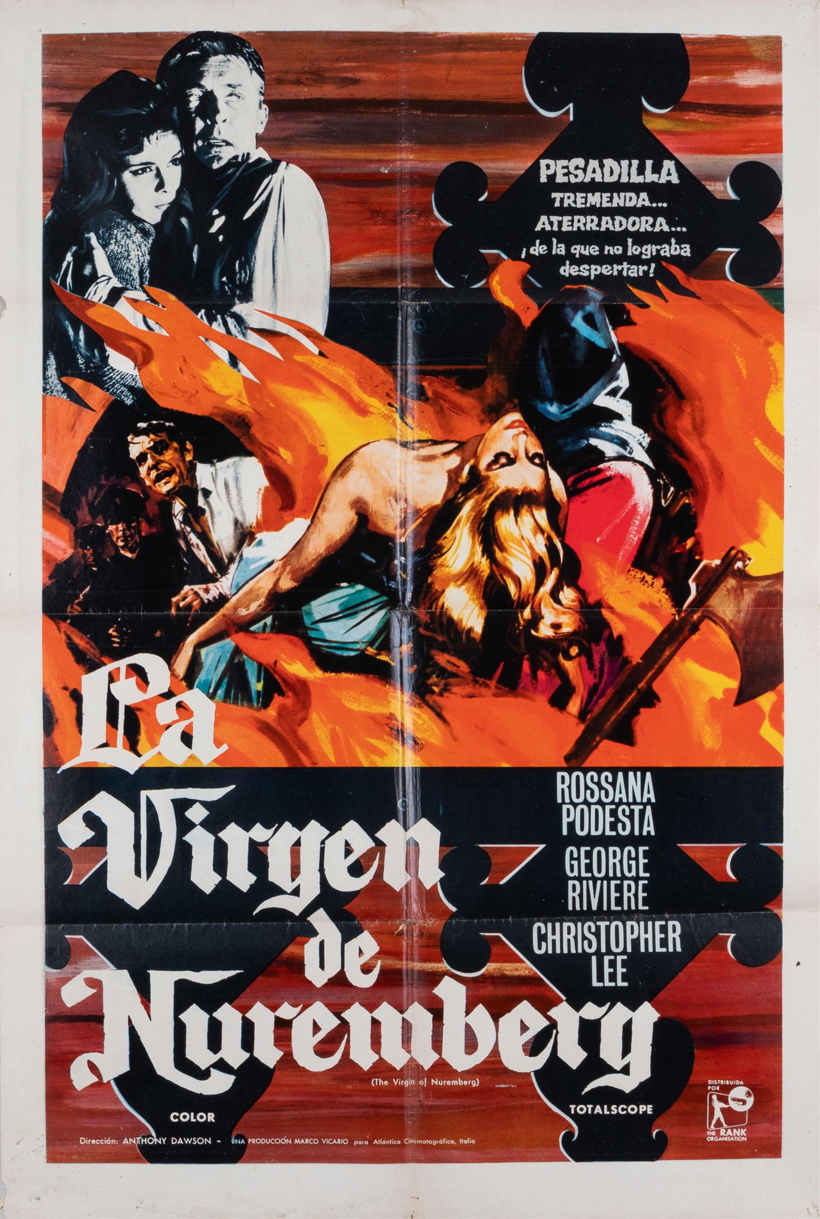 2 VINTAGE WAR MOVIE POSTERS IN SPANISH (1 of 2)