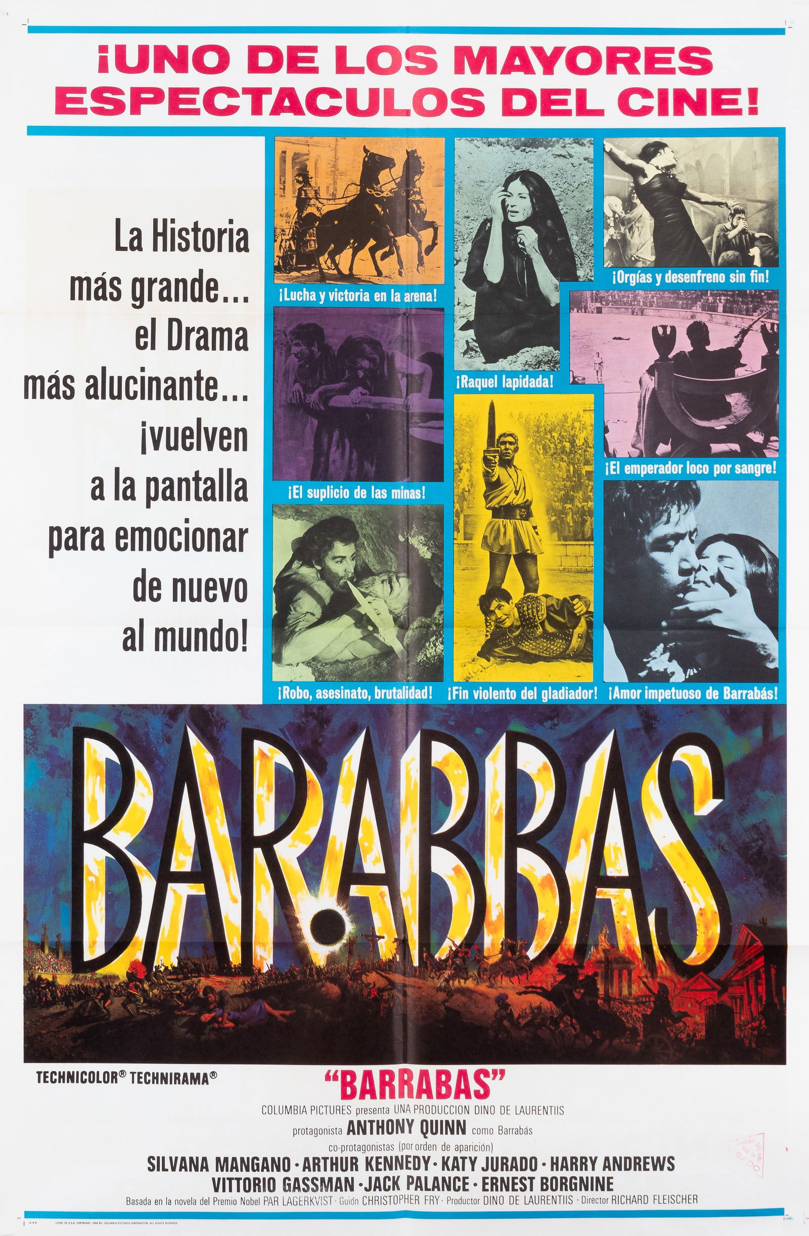 BARABBAS ORIGINAL SPANISH MOVIE POSTER (1 of 1)