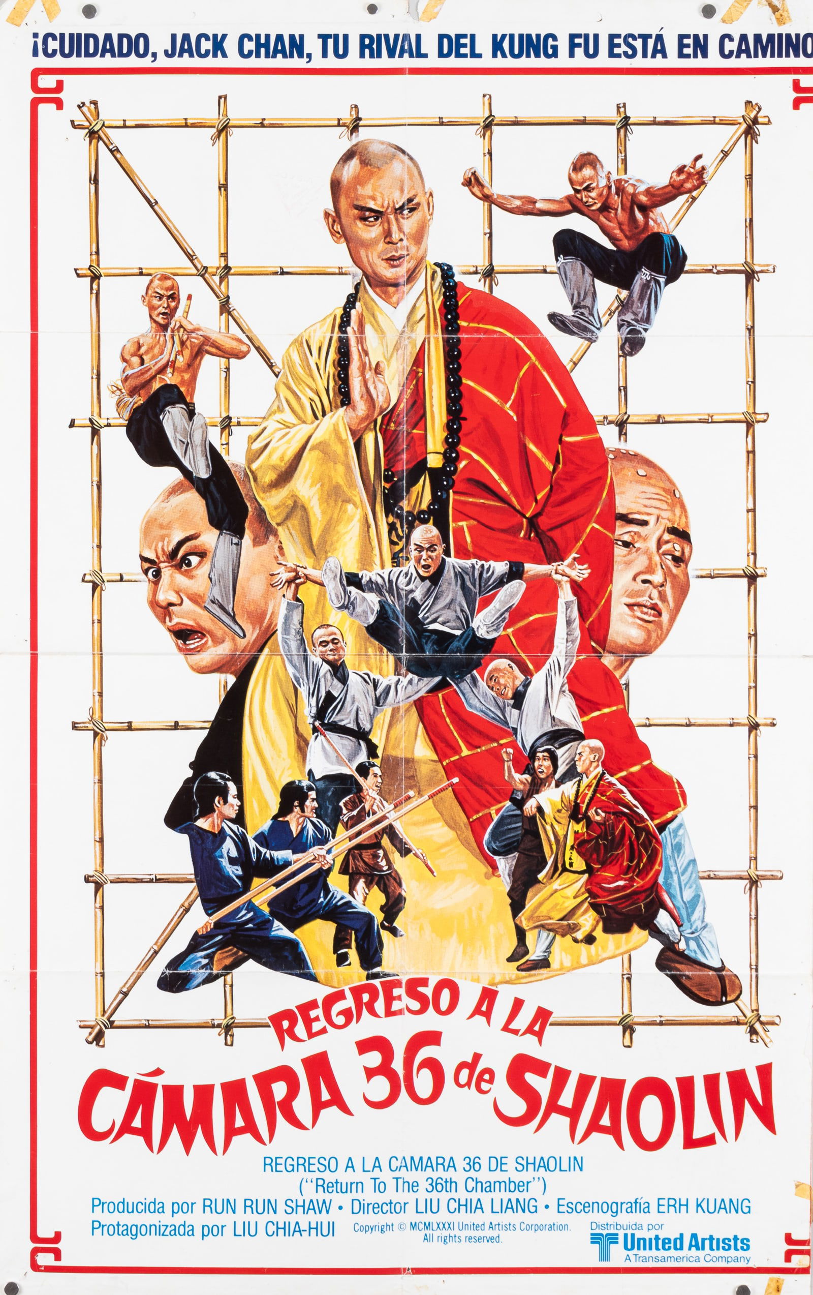 FIVE SPANISH ACTION MOVIE POSTERS (1 of 5)