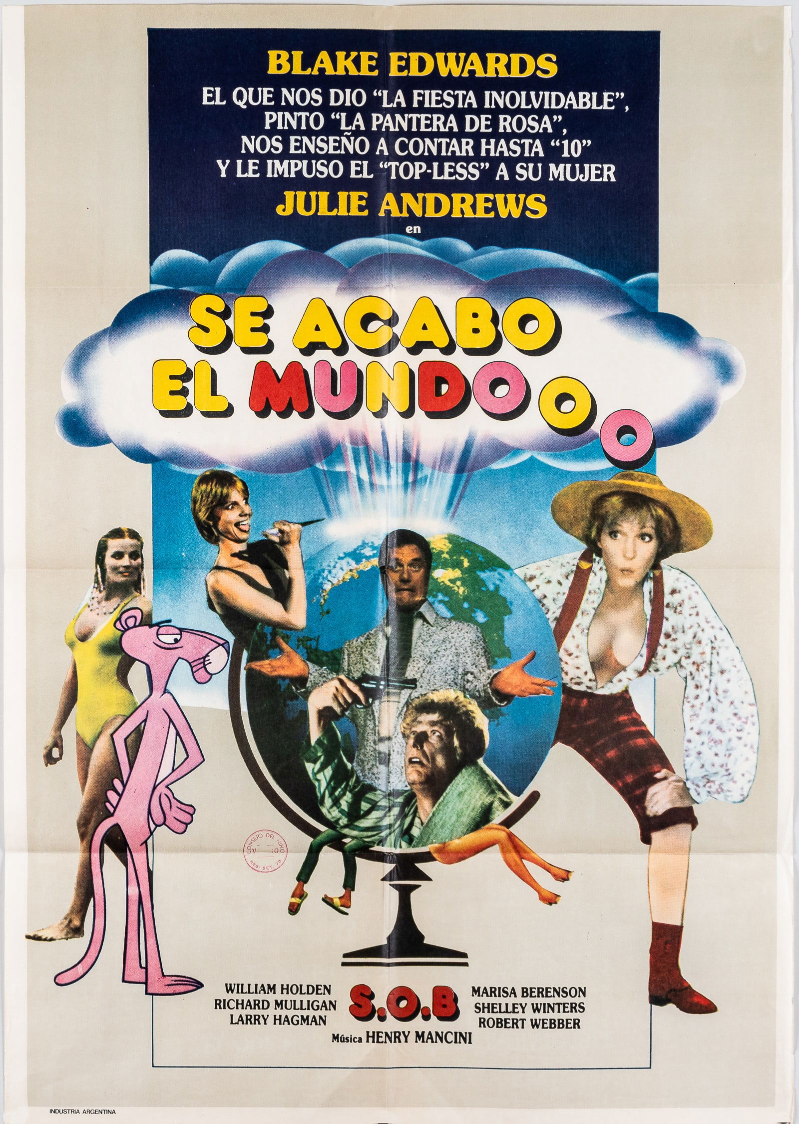 SE ACABO EL MUNDO S.O.B. SPANISH MOVIE POSTER 1981 (1 of 1)