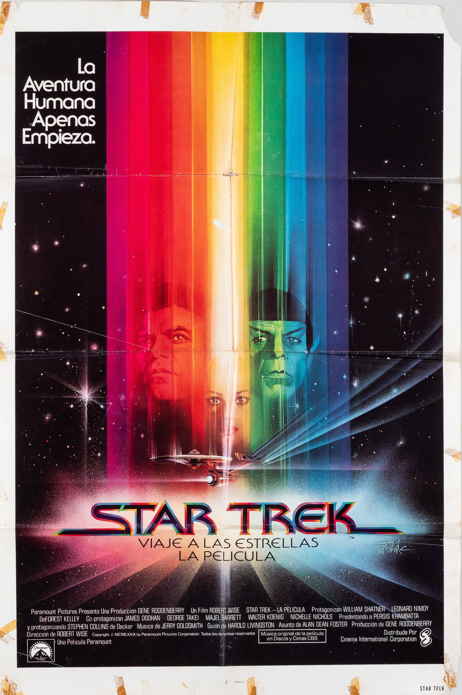 STAR TREK THE MOTION PICTURE SPANISH MOVIE POSTER (1 of 1)