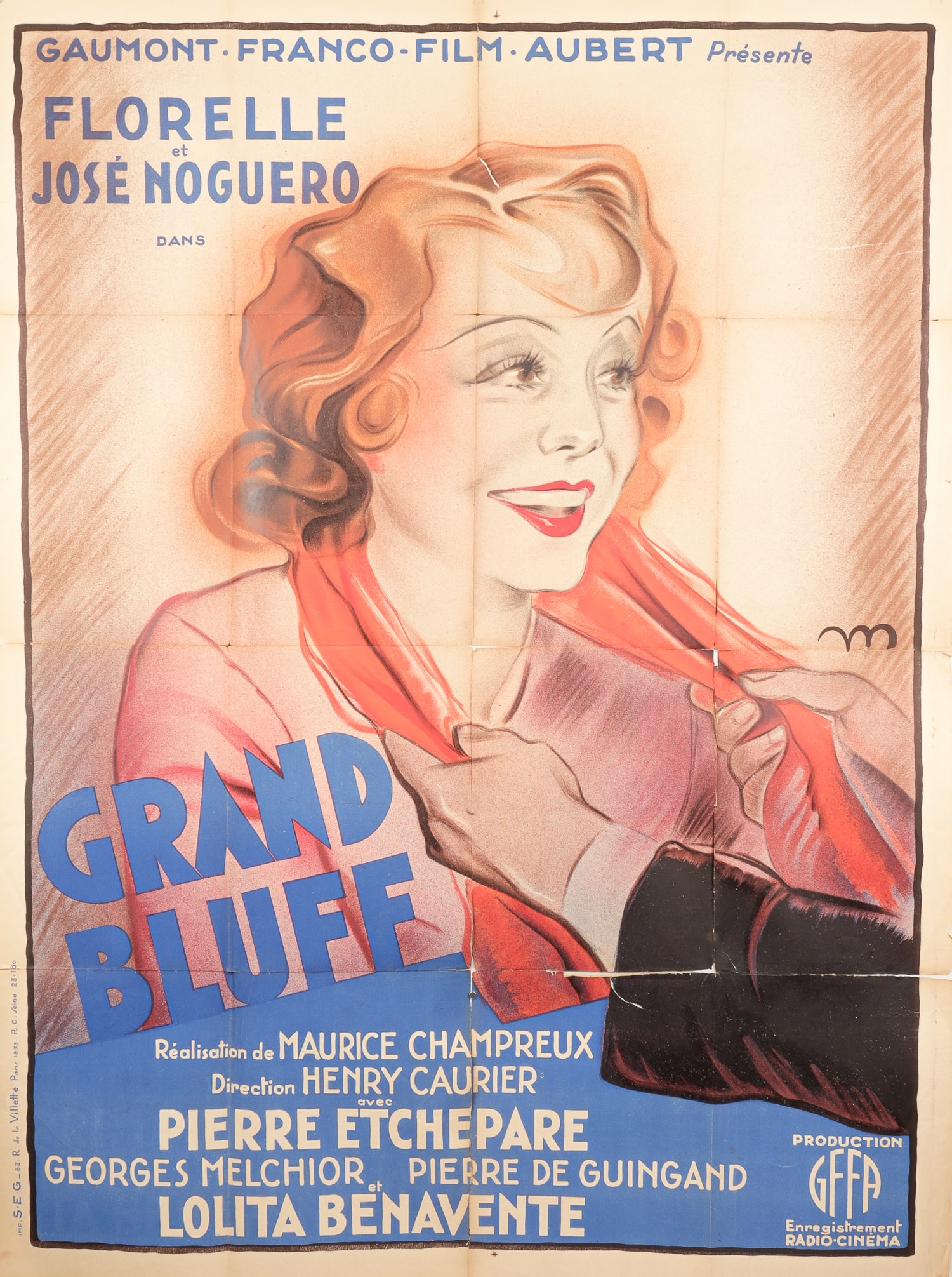 THE GRAND BLUFF FRENCH 1-PANEL MOVIE POSTER (1 of 1)