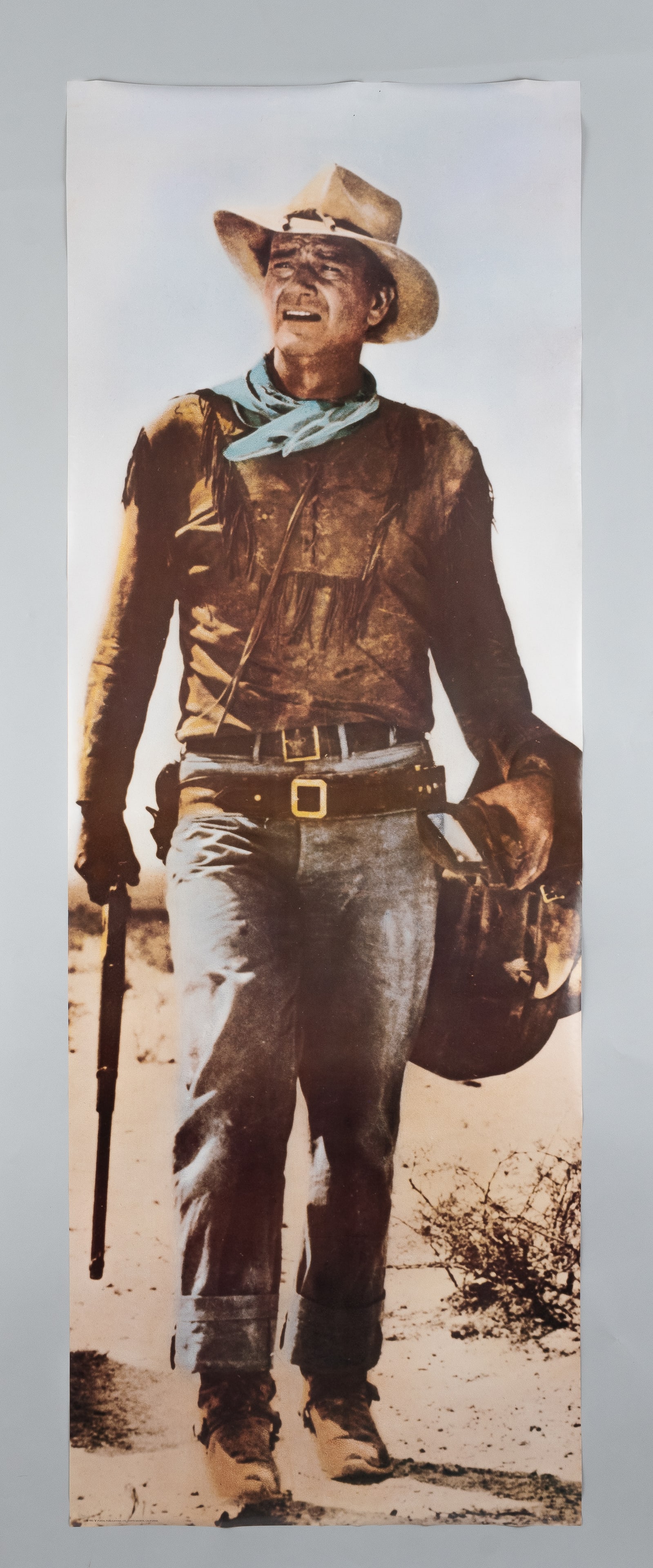 VINTAGE JOHN WAYNE LIFE SIZE POSTER (1 of 1)
