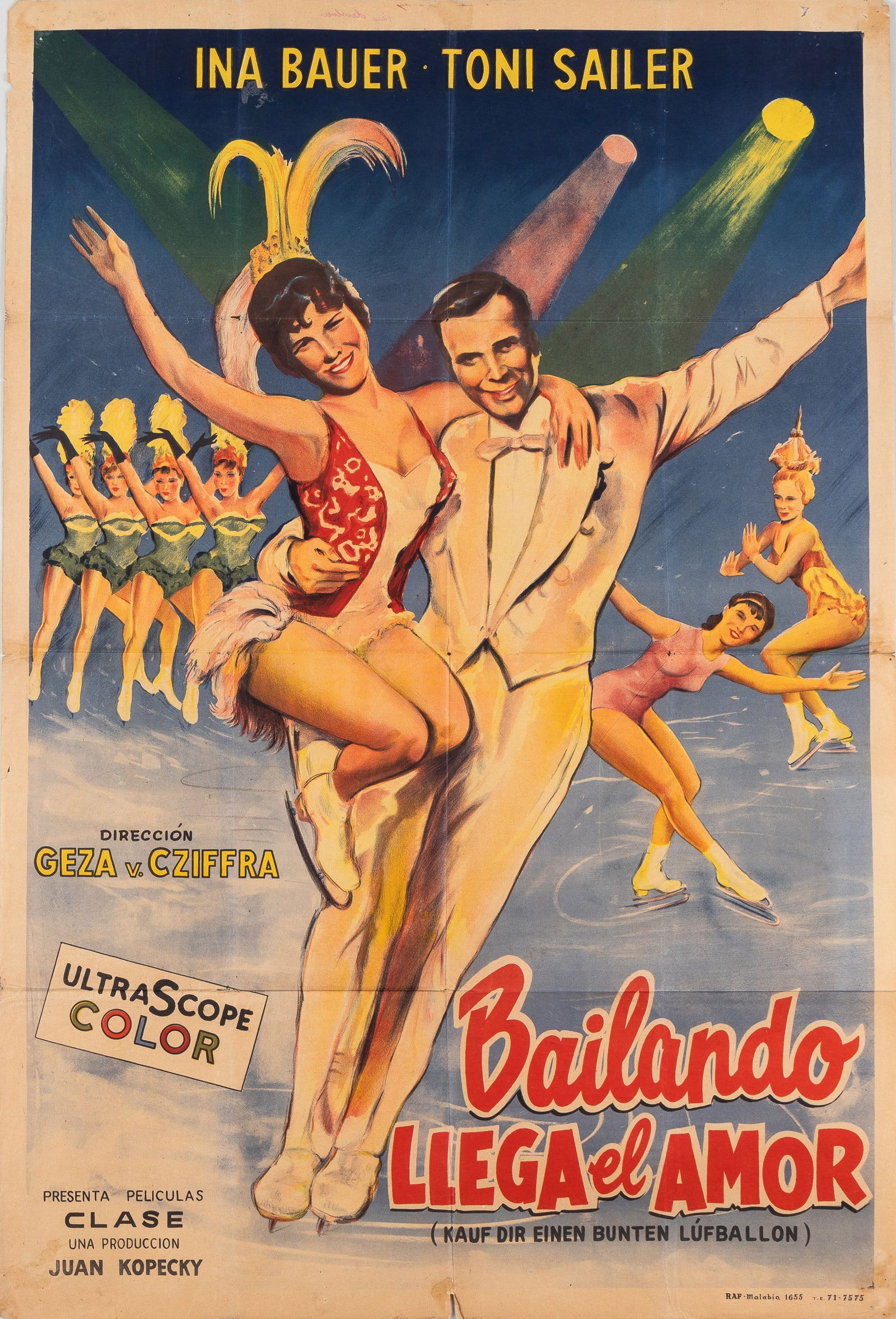VINTAGE SPANISH MOVIE POSTER (1 of 1)