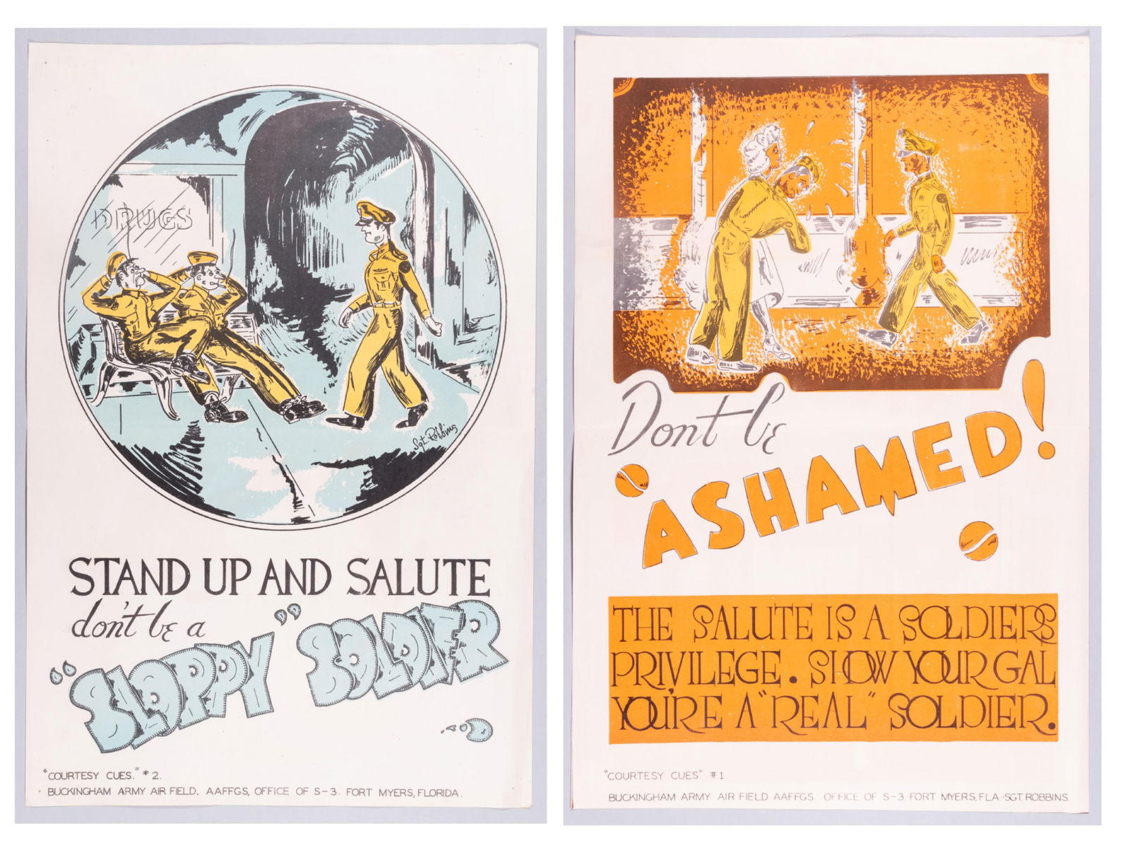 2 WWII US ARMY AIR FORCE SALUTE POSTERS (1 of 3)