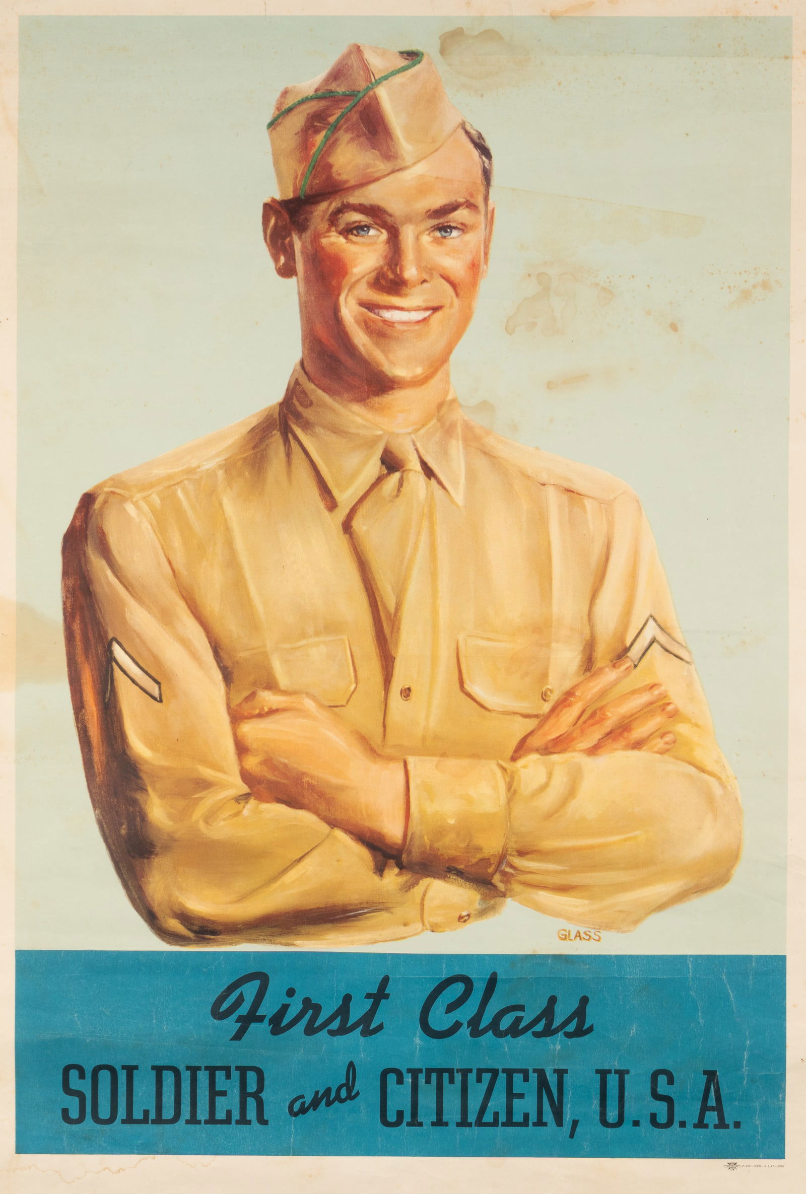 FIRST CLASS SOLDIER U.S. ARMY RECRUITMENT POSTER (1 of 1)