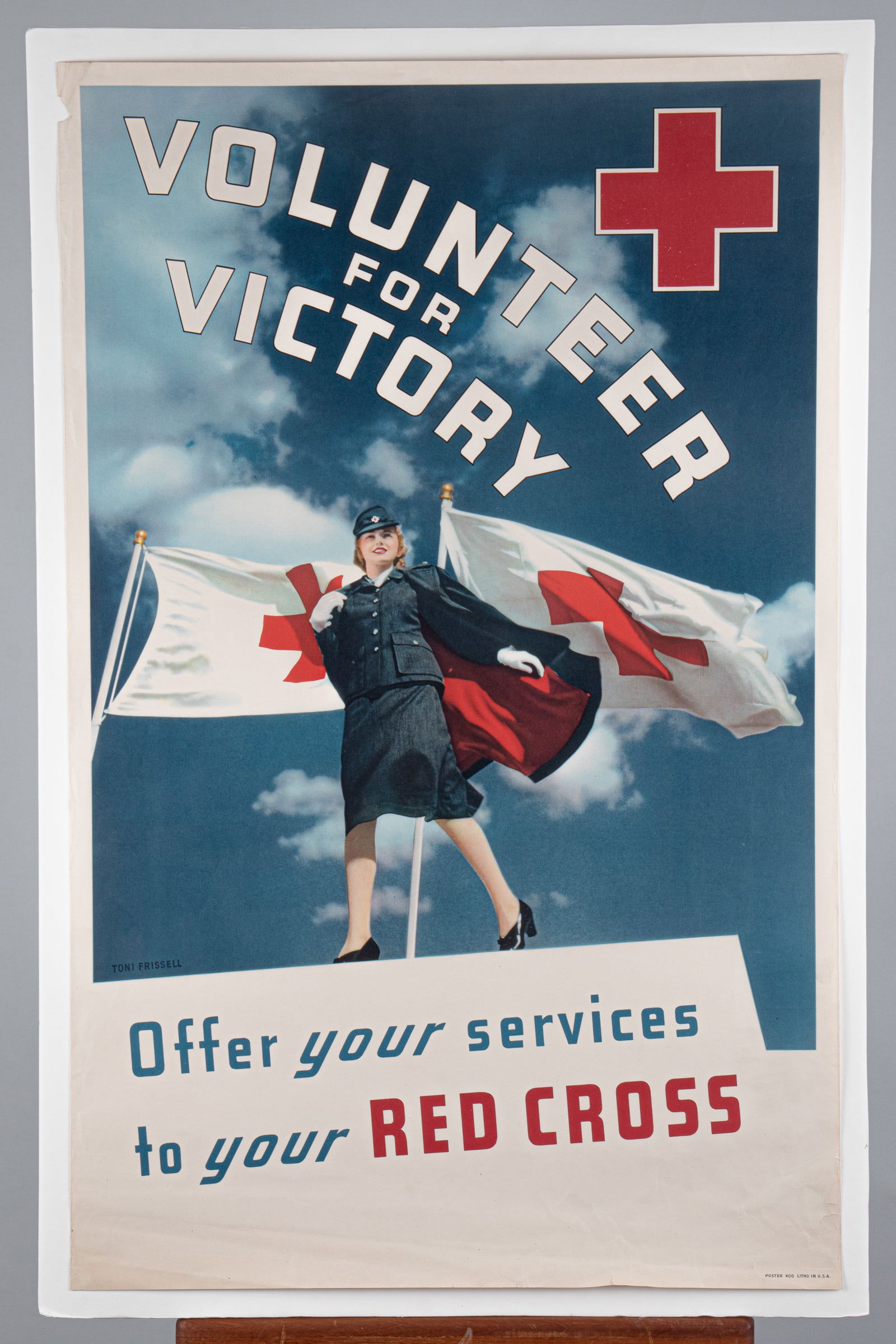 WWII RED CROSS RECRUITMENT POSTER (1 of 1)