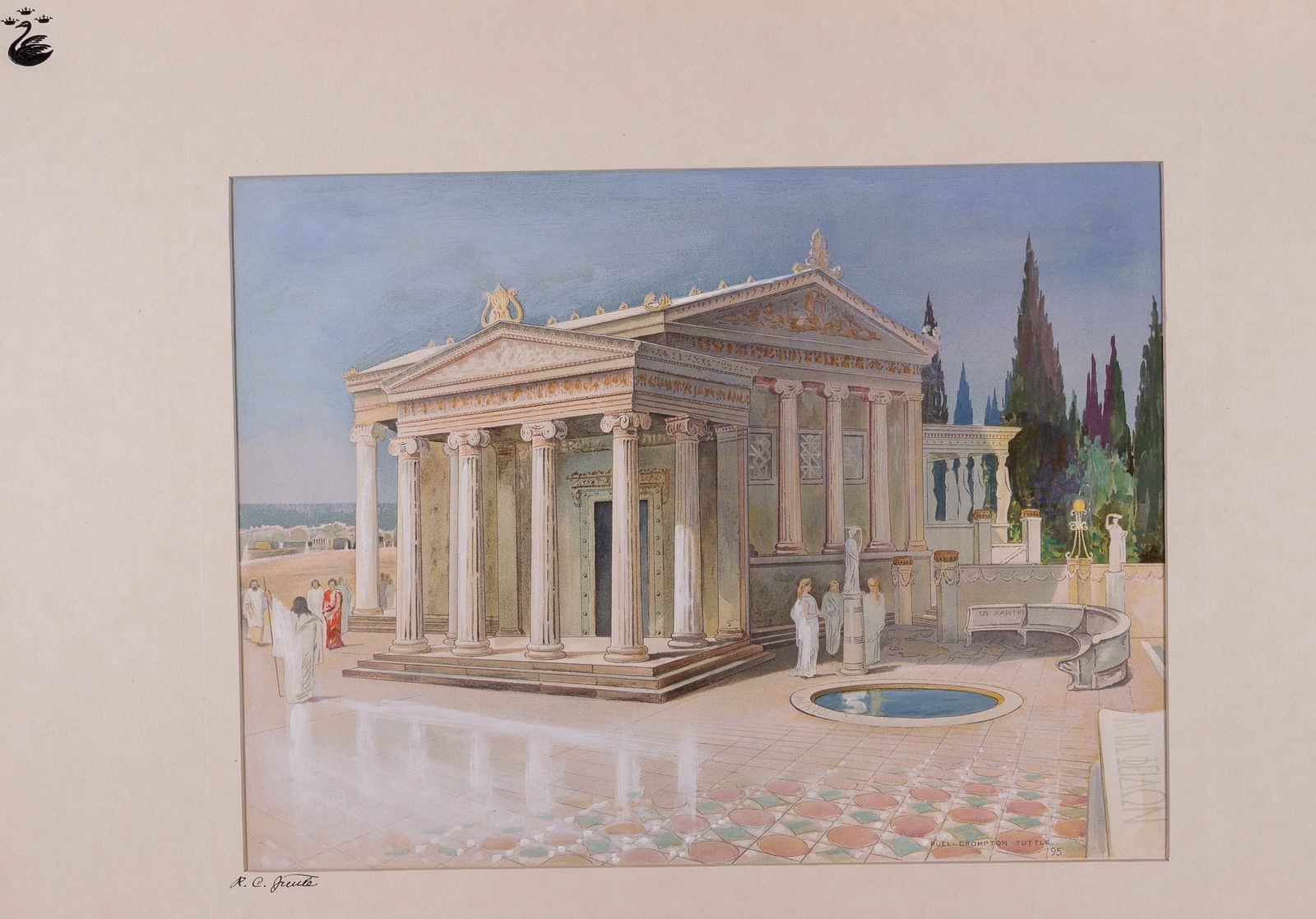 7 PHOTOGRAVURE AND HAND-PAINTED PRINTS (1 of 7)