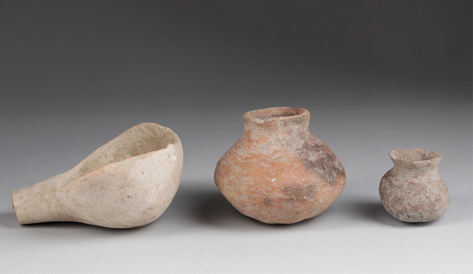 3 PRE-COLUMBIAN MEXICAN POTTERY VESSELS (1 of 3)