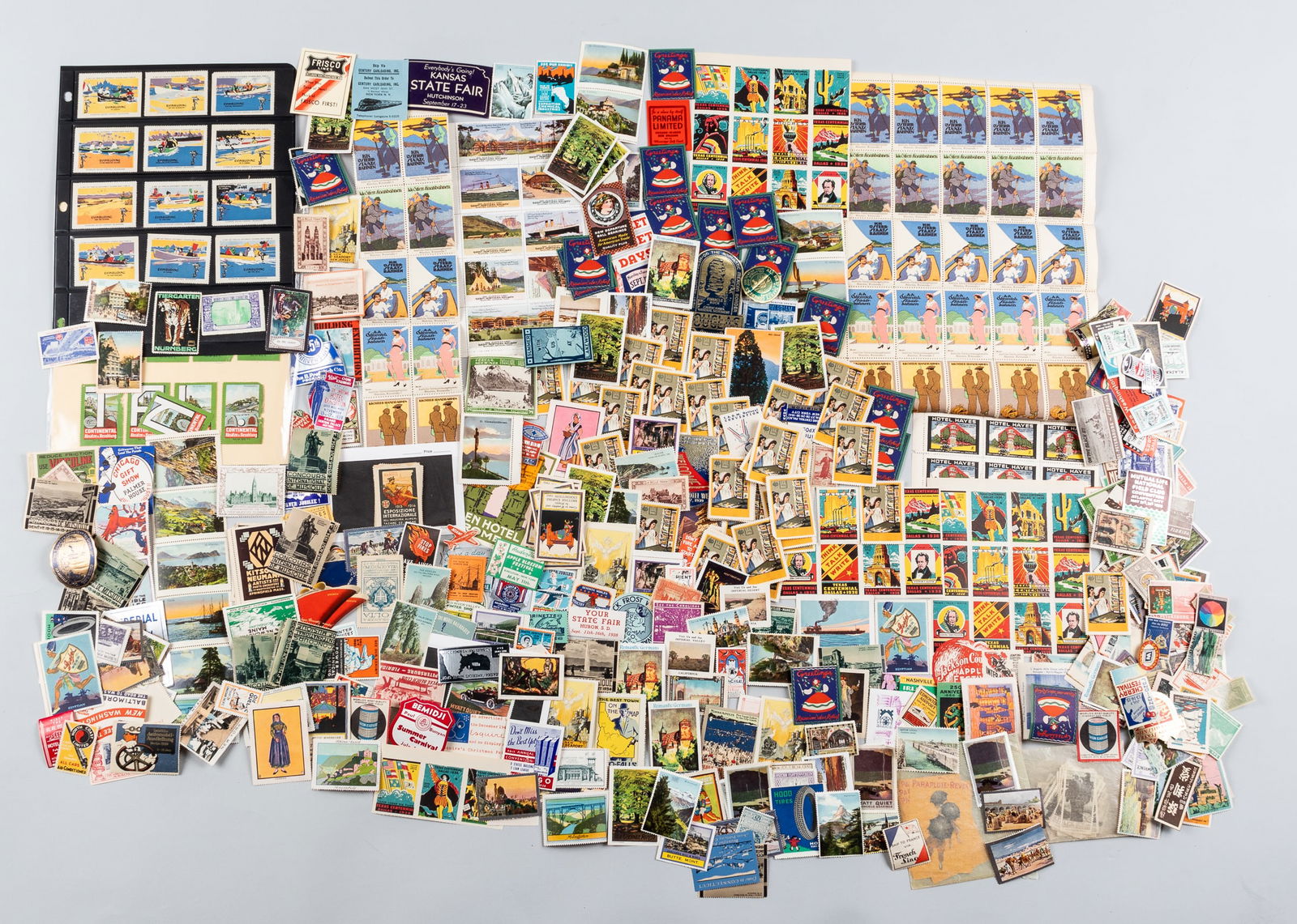 570 TAVEL AND TRANSPORT POSTER STAMPS CINDERELLA (1 of 1)