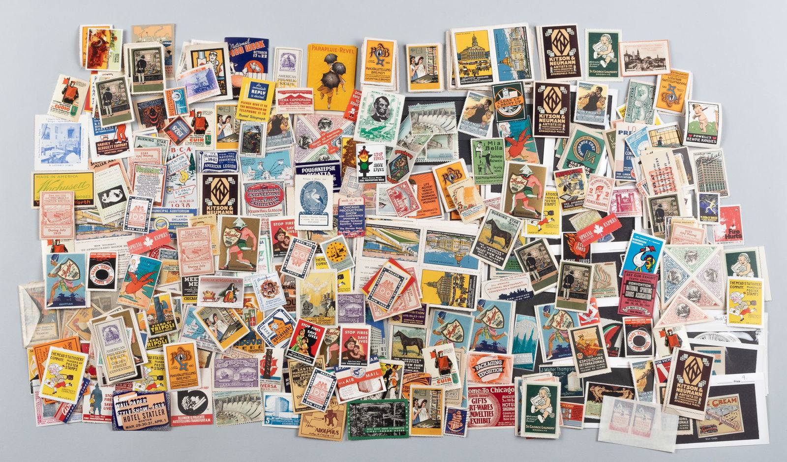 LARGE COLLECTION OF 700 POSTER STAMPS CINDERELLA (1 of 1)