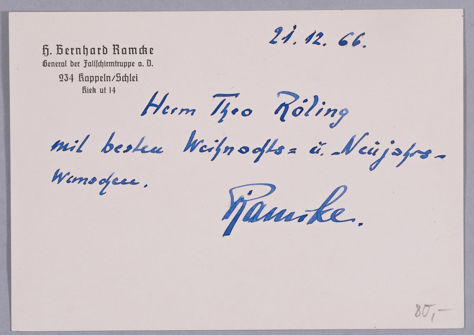 BERNHARD HERMANN RAMCKE - 2