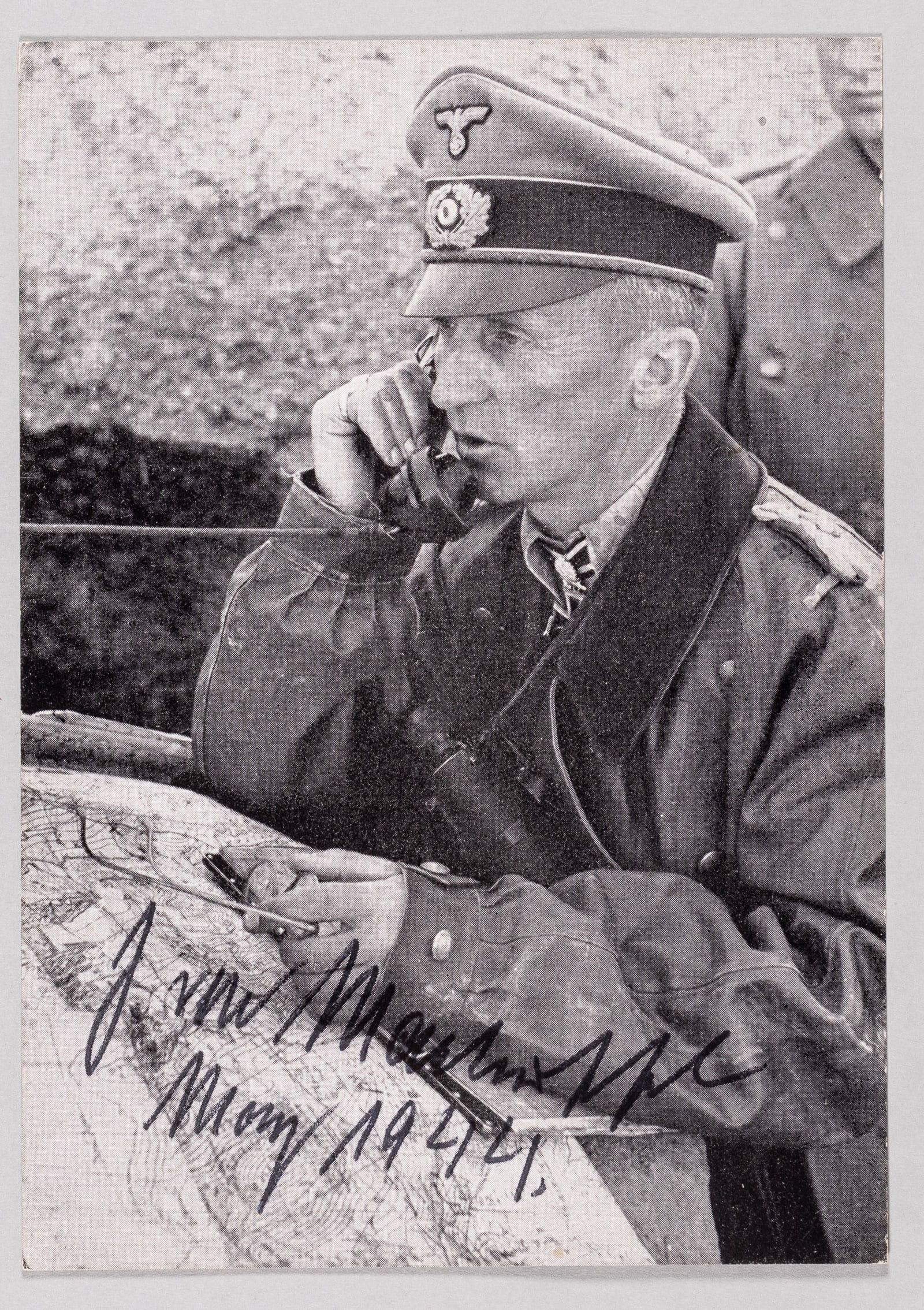 HASSO VON MANTEUFFEL: (1897-1978) Commander of the 5th Panzer Army during the Battle of the Bulge, and recipient of the Knights Cross of the Iron Cross with Oak Leaves, Swords, and Diamonds. Manteuffel took part in the