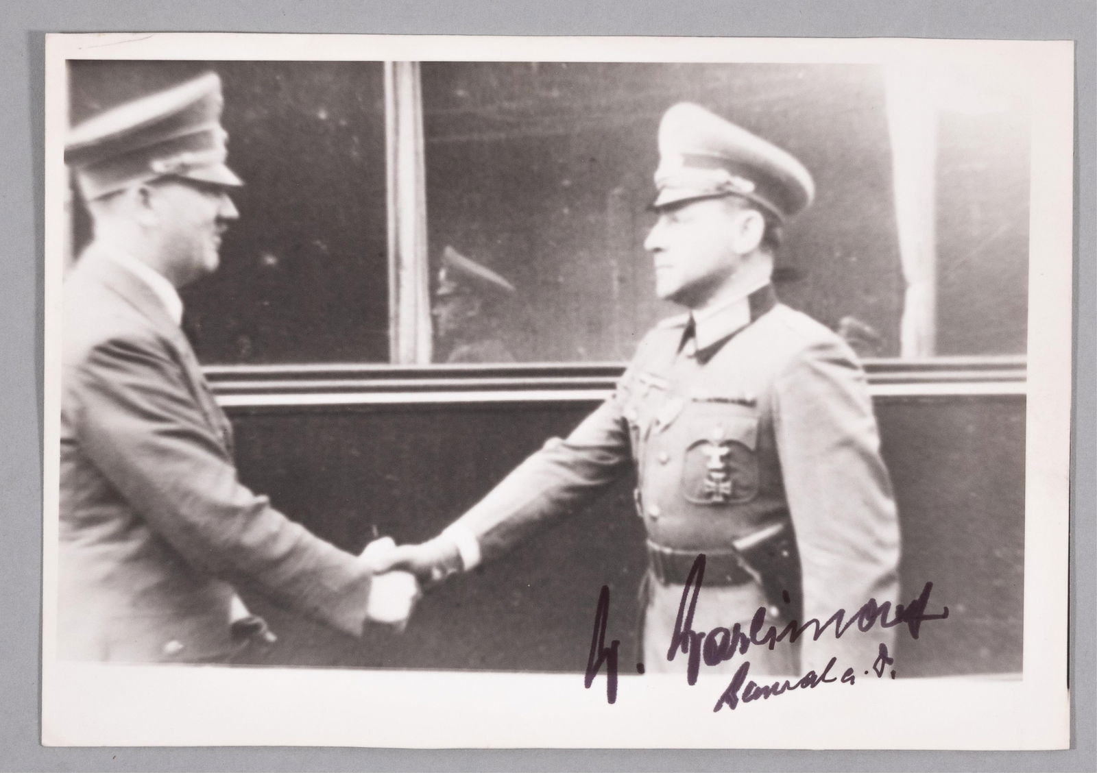 WALTER WARLIMONT: (1894-1976) General of the Heer, and convicted war criminal, he assisted in developing some of the military invasion plans of Poland, France, and Russia. Warlimont was wounded during the Wolfs Den