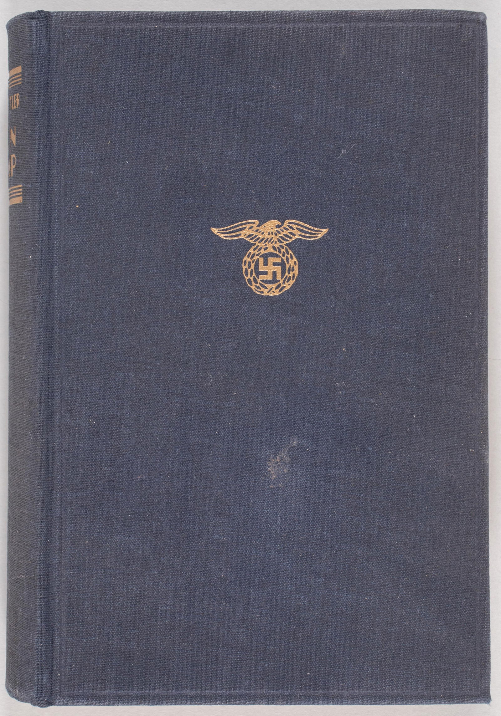 MIJN KAMP - RARE DUTCH EDITION OF MEIN KAMPF: Rare Dutch edition of Adolf Hitler's 'Mijn Kamp' (Mein Kampf). Published 1939, 852 pages, De Amsterdamsche Keurkamer, Amsterdam, with permission Franz Eher Nachf., Munich. Translated by Steven