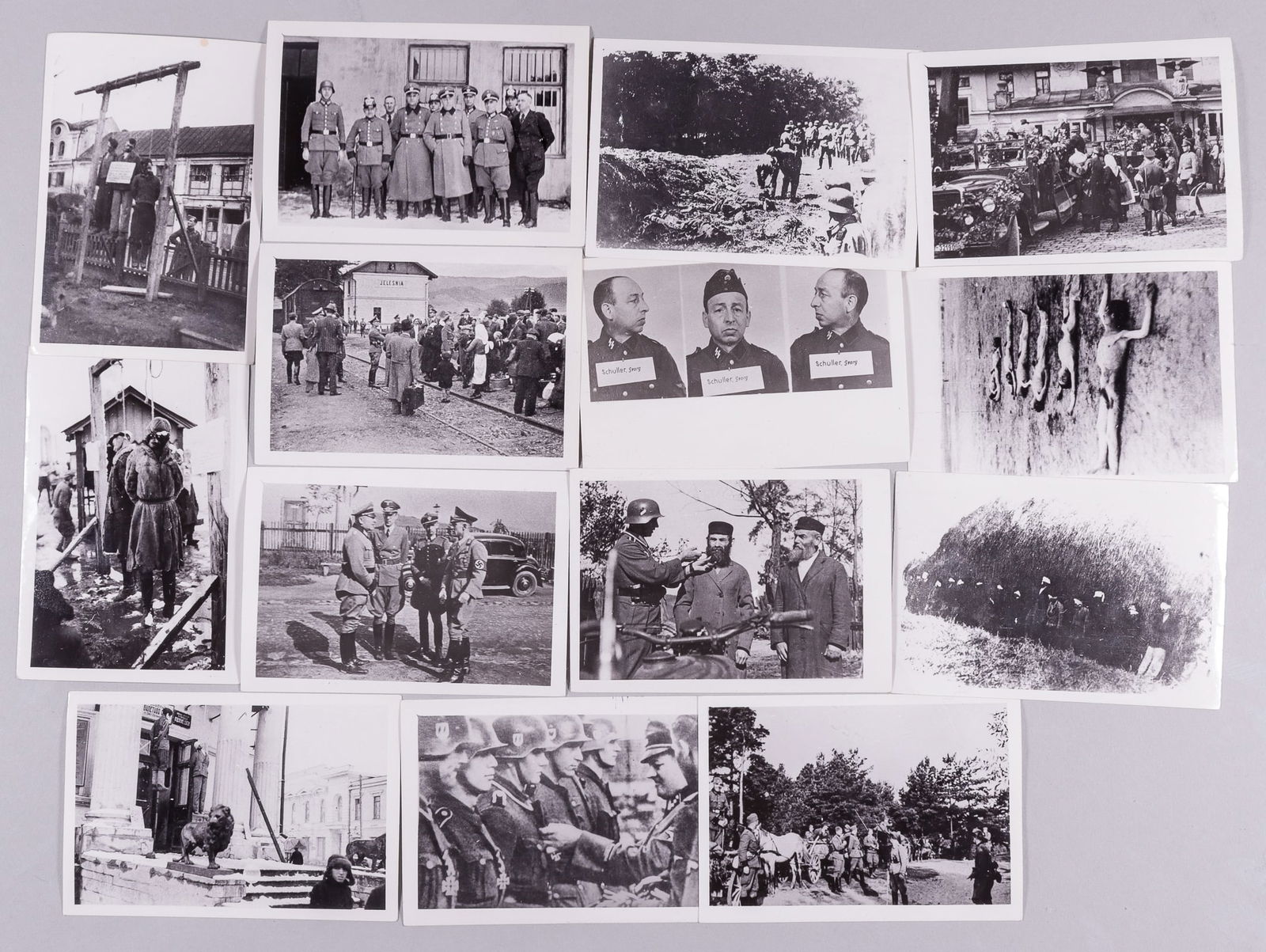 14 PHOTOGRAPHS OF HOLOCAUST NAZI ATROCITIES (1 of 6)