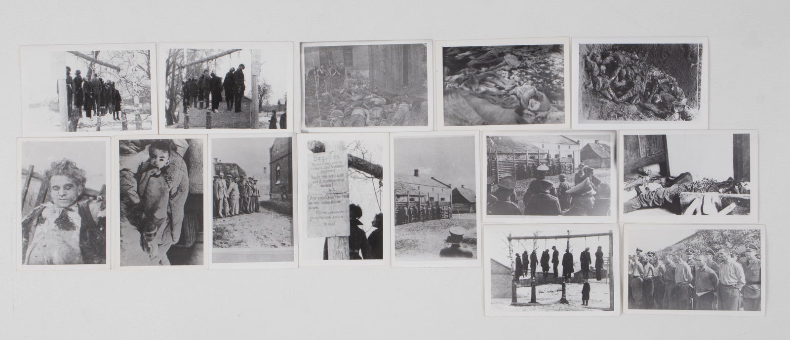 14 PHOTOGRAPHS OF HOLOCAUST NAZI ATROCITIES (1 of 6)