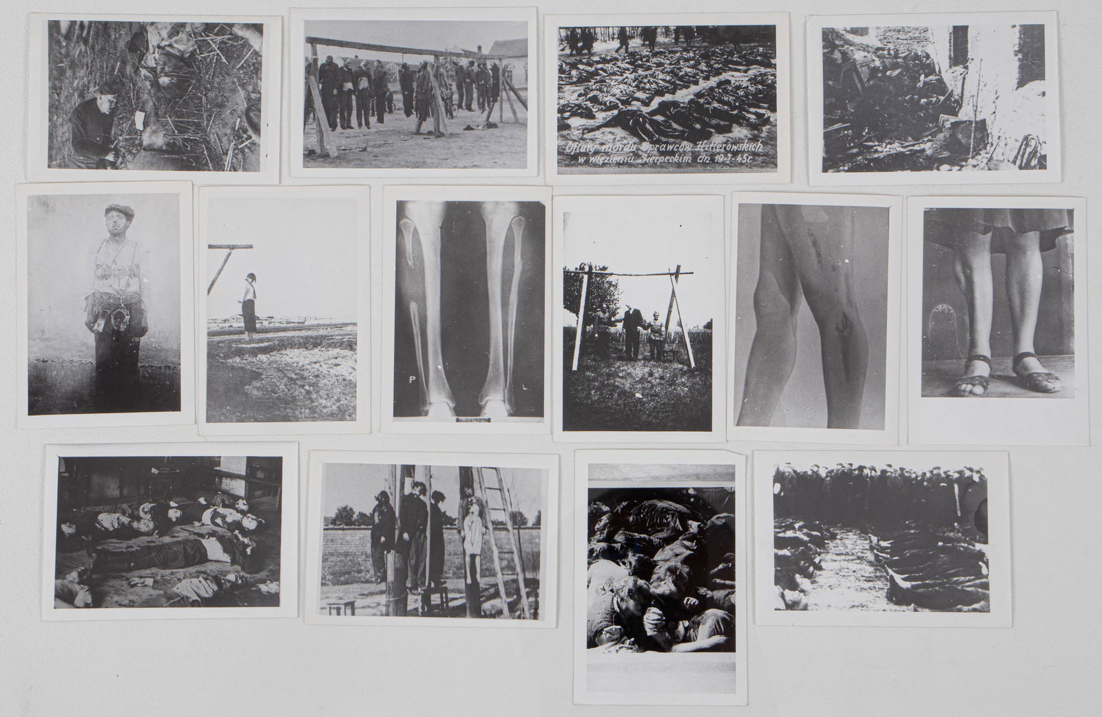 14 PHOTOGRAPHS OF HOLOCAUST NAZI ATROCITIES (1 of 6)