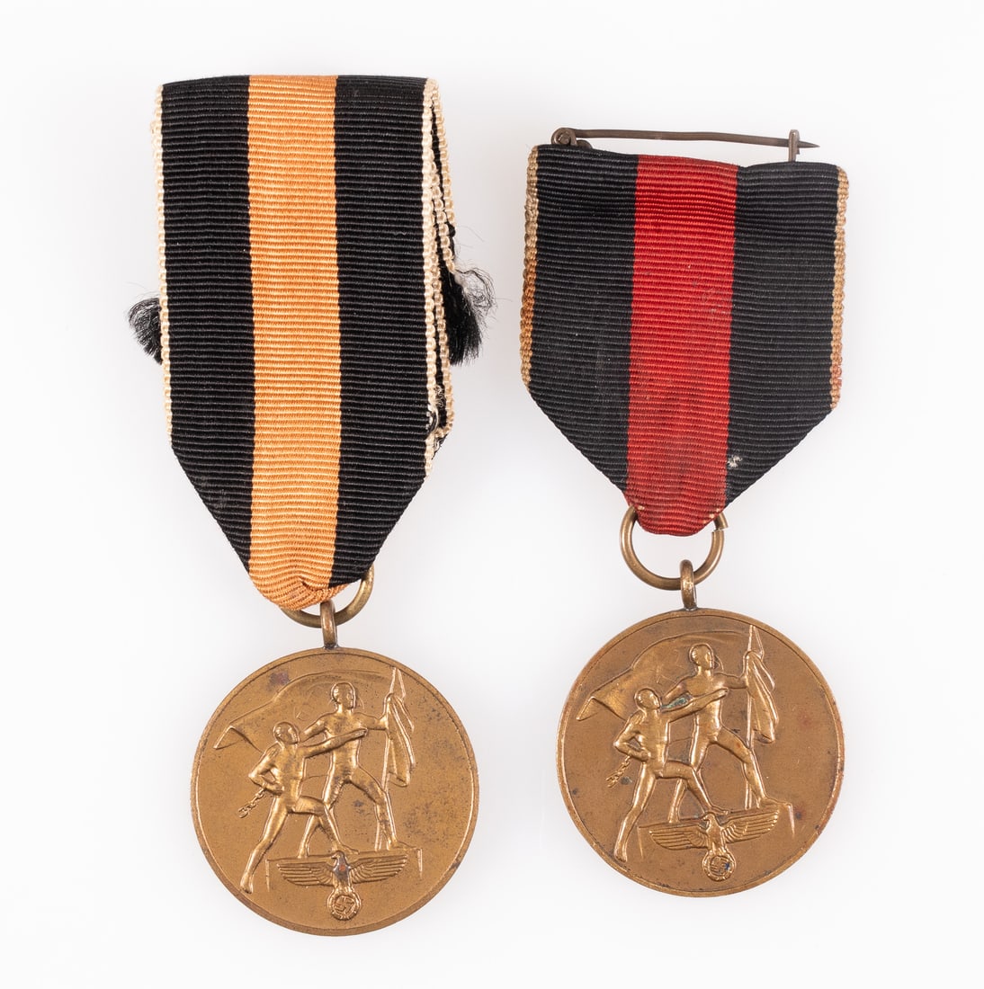 2 WWII GERMAN SUDETENLAND MEDALS (1 of 4)