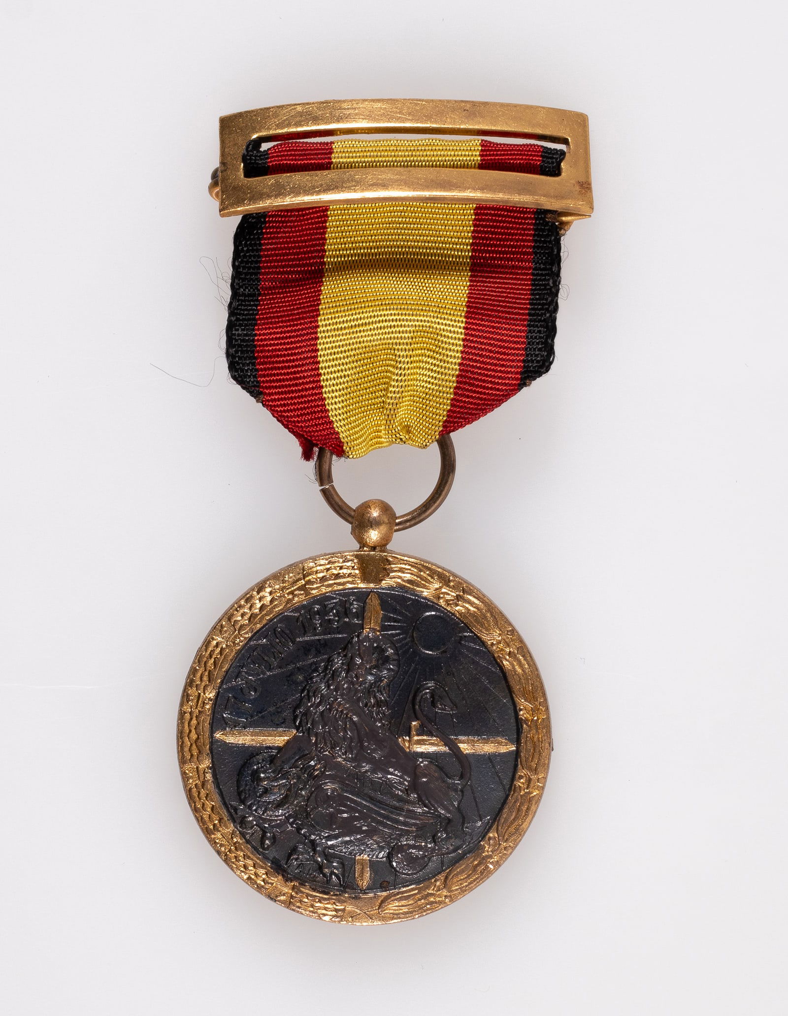 SPANISH CIVIL WAR MEDALLA DE LA CAMPANA MEDAL W/ BOX (1 of 4)