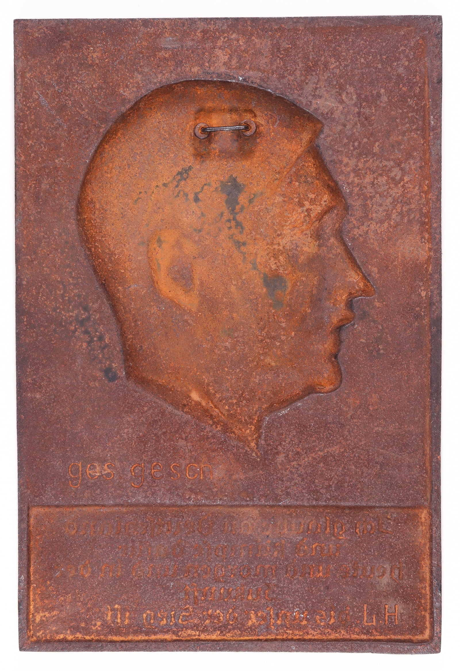 ADOLF HITLER PLAQUE - 2