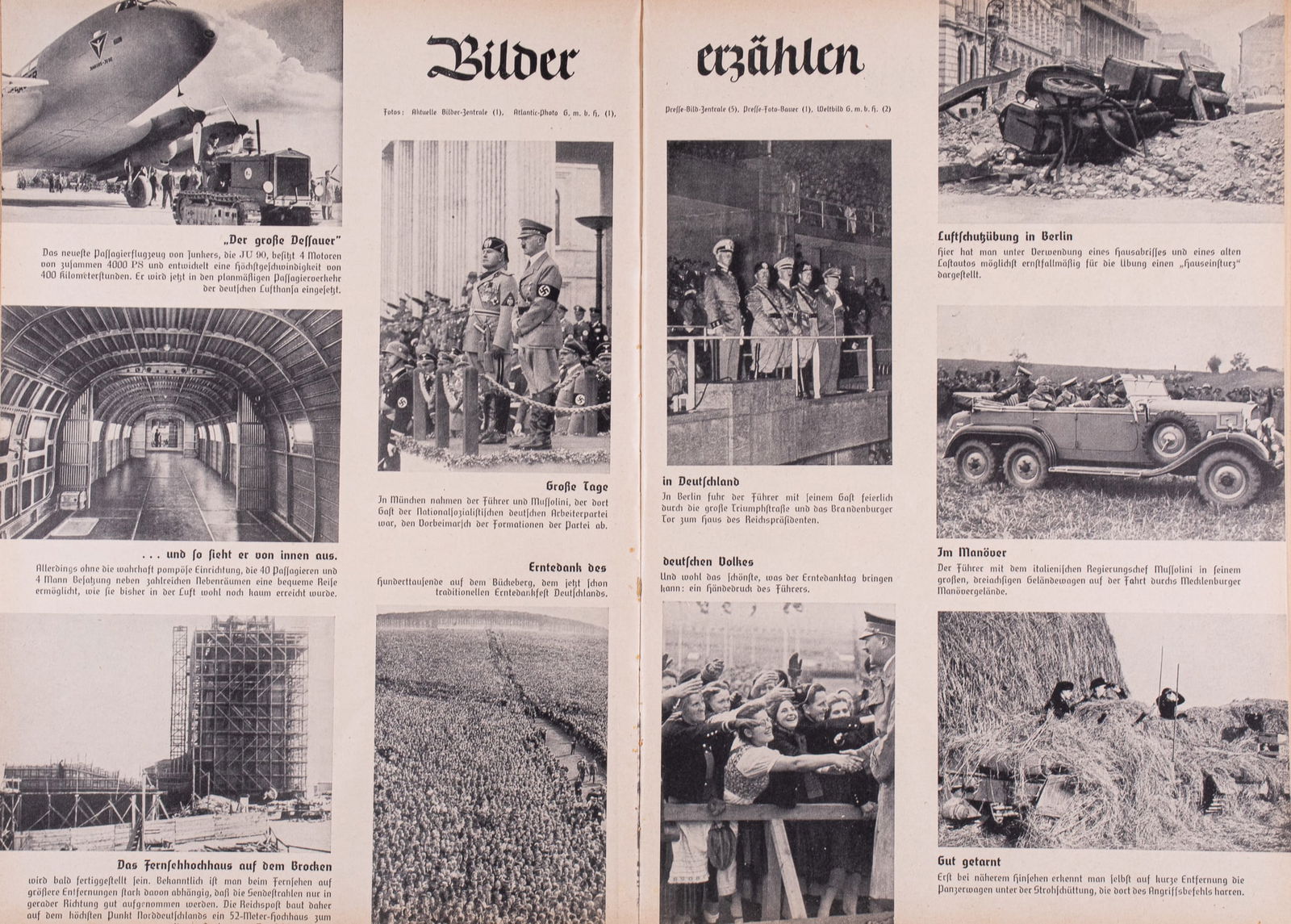 WWII GERMAN ILLUSTRATED YEARBOOK FOR THE YOUTH: WWII German illustrated yearbook for the youth 'Der Gute Kamerad' [The Good Comrade], 52nd volume, union Deutsche Verlagsgesellschaft Stuttgart. Red hardcover book, 426 pages with over 1000