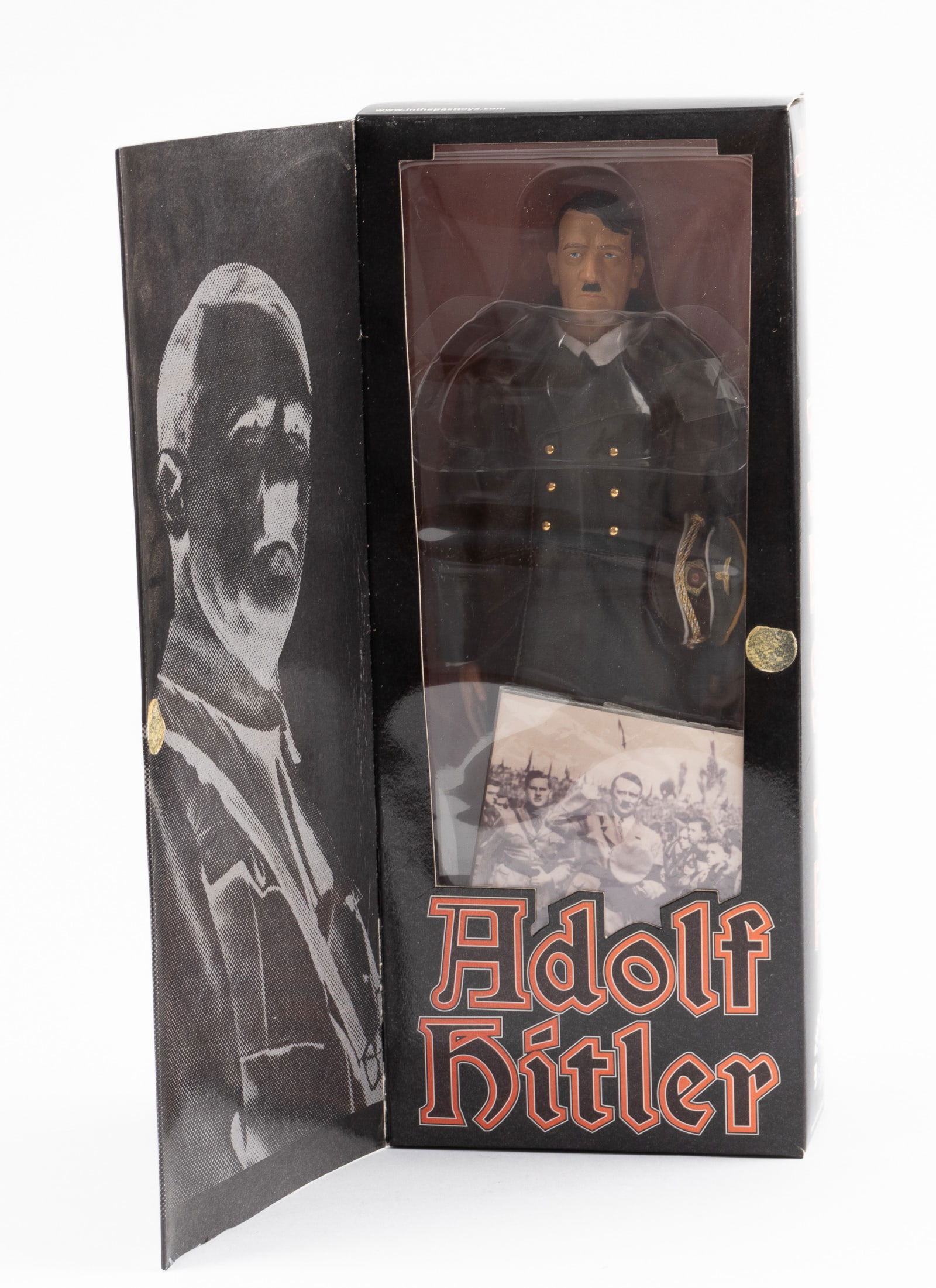 ADOLF HITLER COLLECTIBLE FIGURE IN LEATHER COAT (1 of 3)