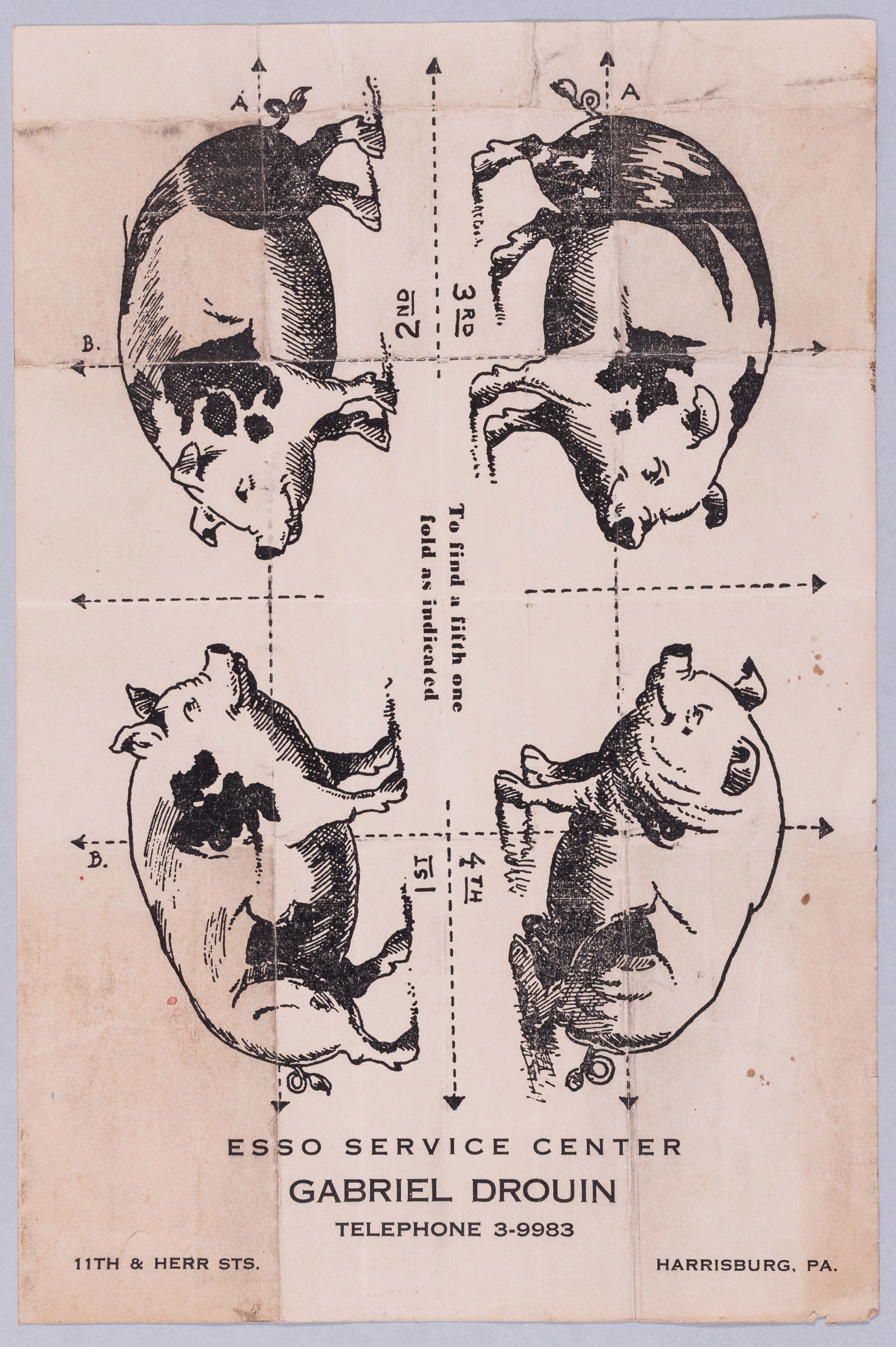 ANTI-HITLER - FIND THE 5TH PIG POSTER (1 of 1)