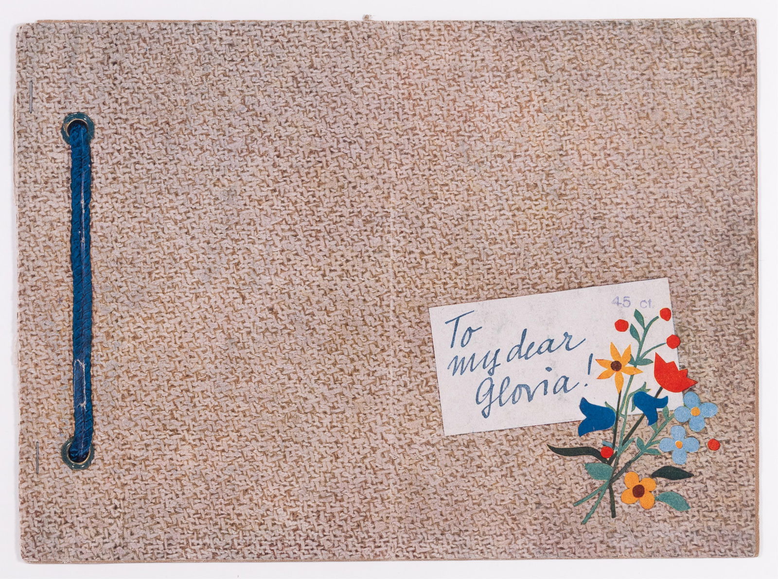 TO MY DEAR GLORIA - WWII GERMAN PSYCHOLOGICAL WARFARE BOOKLET DIRECTED AT BRITAIN: Scarce and evocative artifact of transnational propaganda warfare in World War II Germany. Propaganda booklet titled 'To My Dear Gloria!', produced as part of a psychological propaganda campaign direc