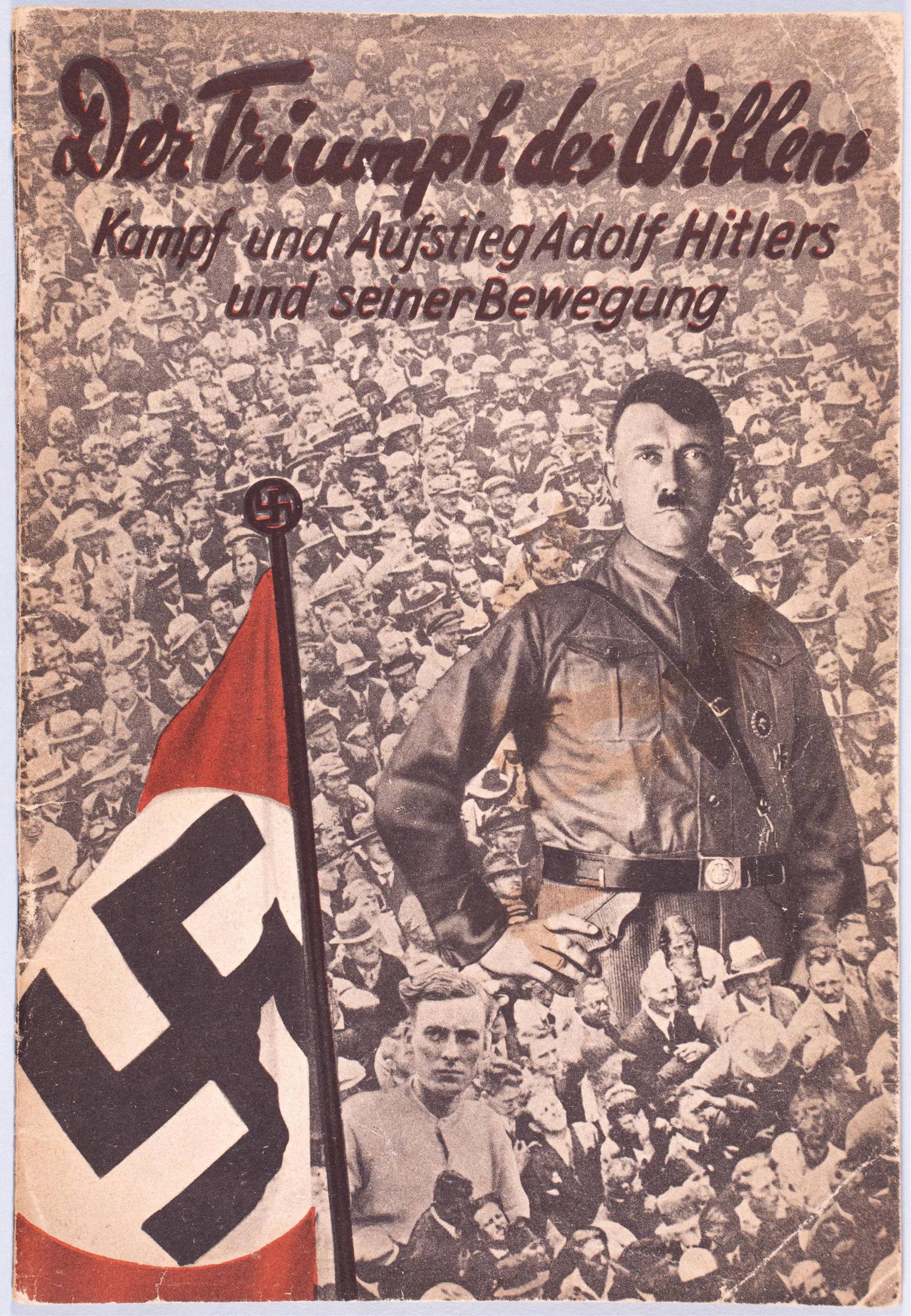 WWII GERMAN PROPAGANDA BOOK TRIUMPH OF THE WILL BY HEINRICH HOFFMANN: 'Der Triumph des Willens Kampf und Aufstieg Adolf Hitler und seiner Bewegung' [The Triumph of the Will: Struggle and Rise of Adolf Hitler and his Movement], photographs by Heinrich Hoffmann, Foreword