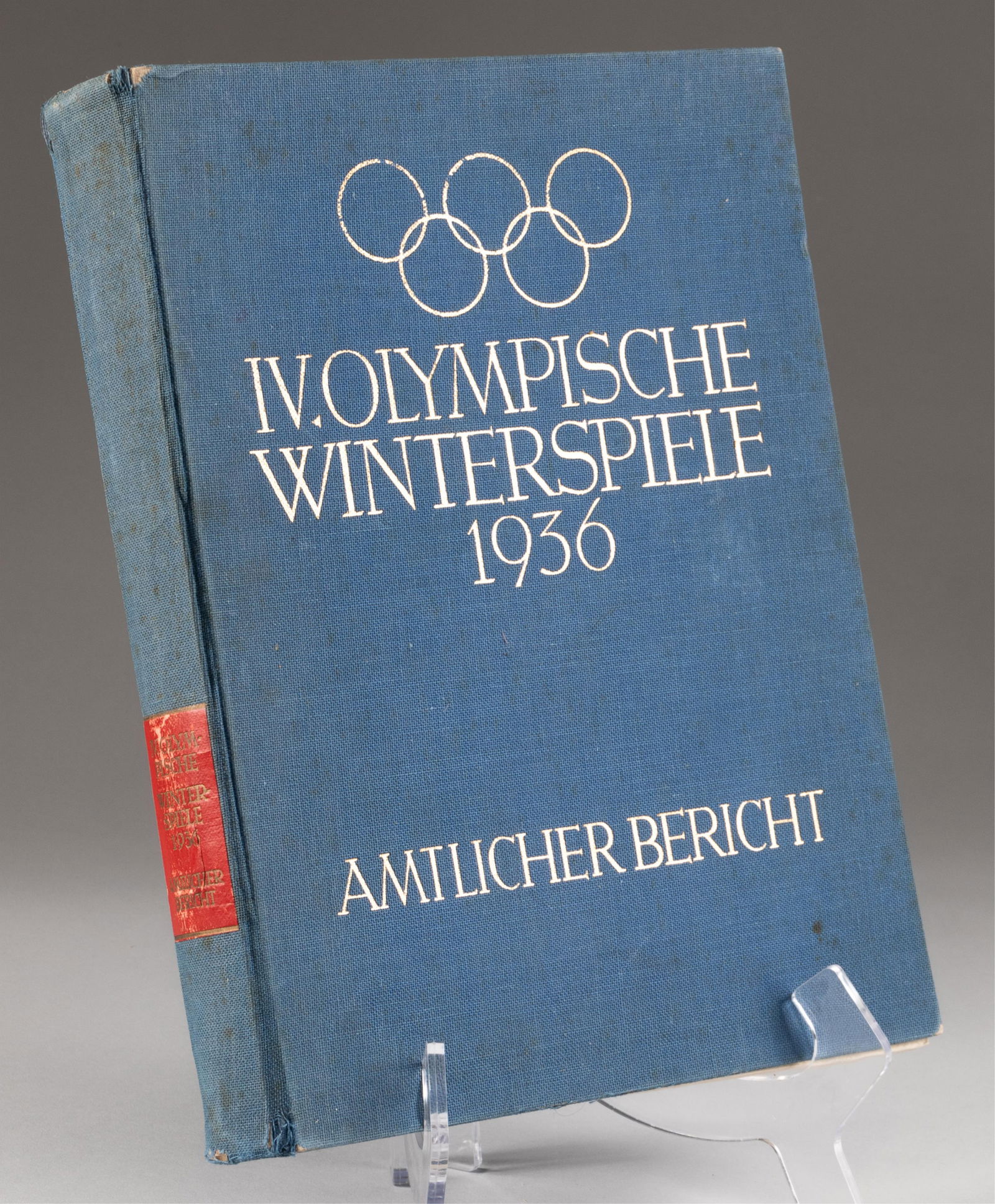 1936 IV. OLYMPIC WINTER GAMES GARMISCH- PARTENKIRCHEN OFFICIAL REPORT (1 of 17)